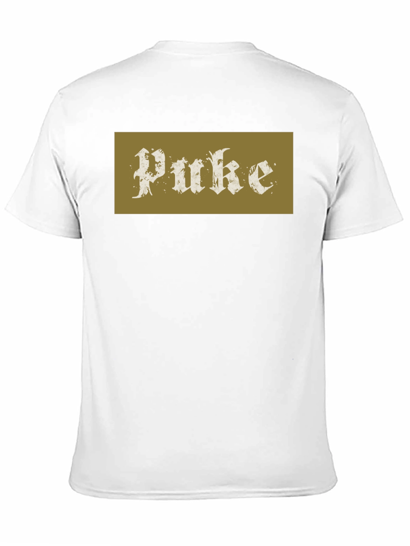 Puke Graphic Black Cotton Tee - Edgy Streetwear