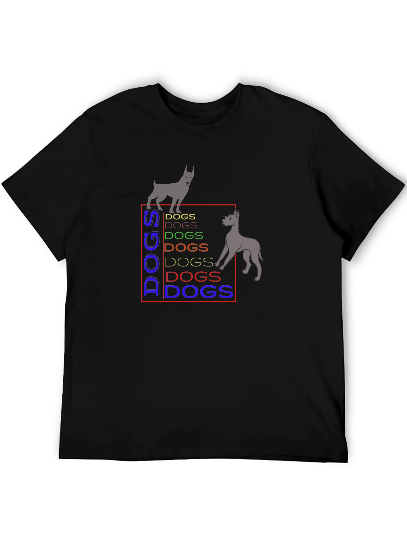DOGS Tee - Fun Dog Lover Graphic T-Shirt