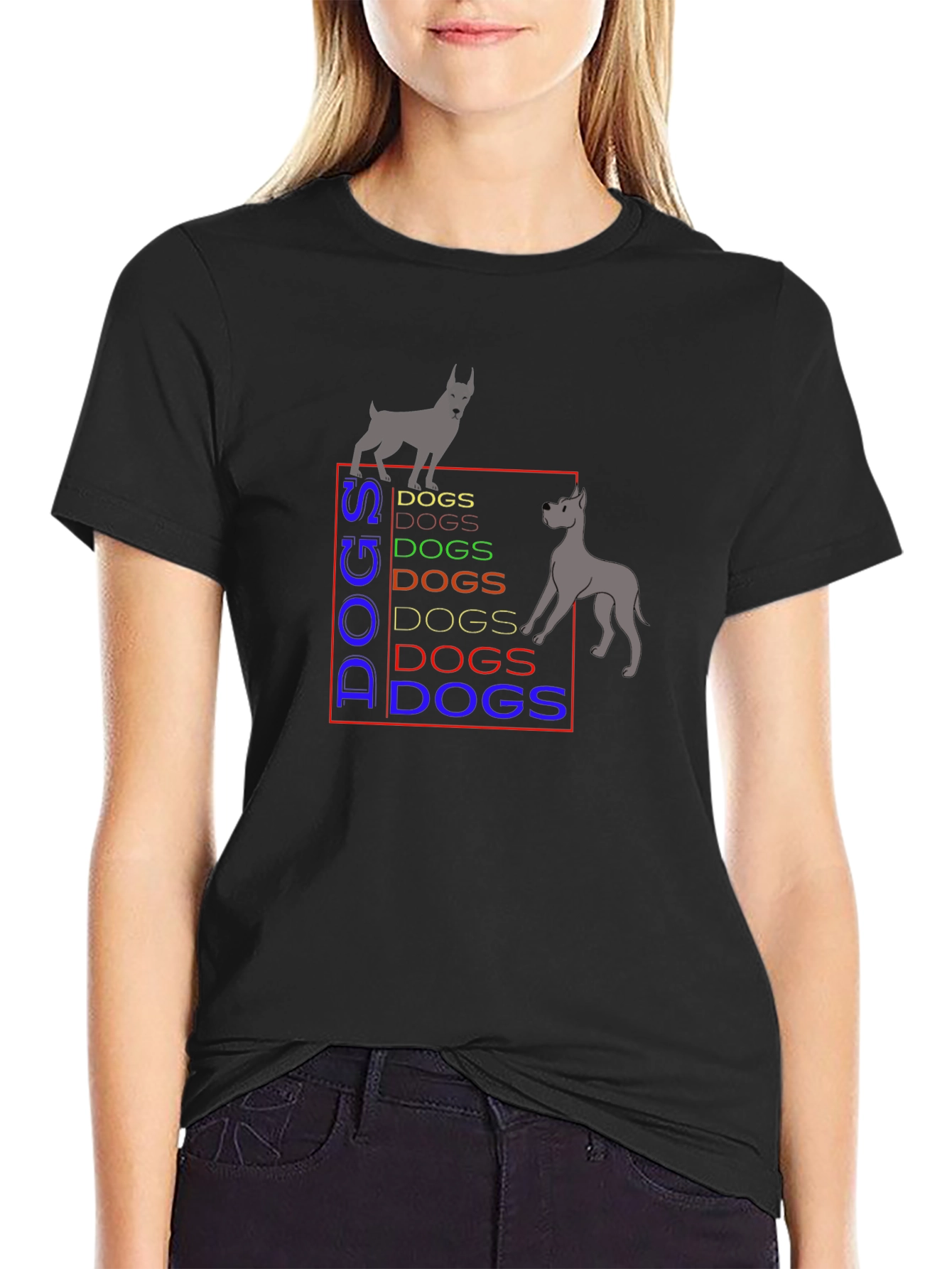 DOGS Tee - Fun Dog Lover Graphic T-Shirt