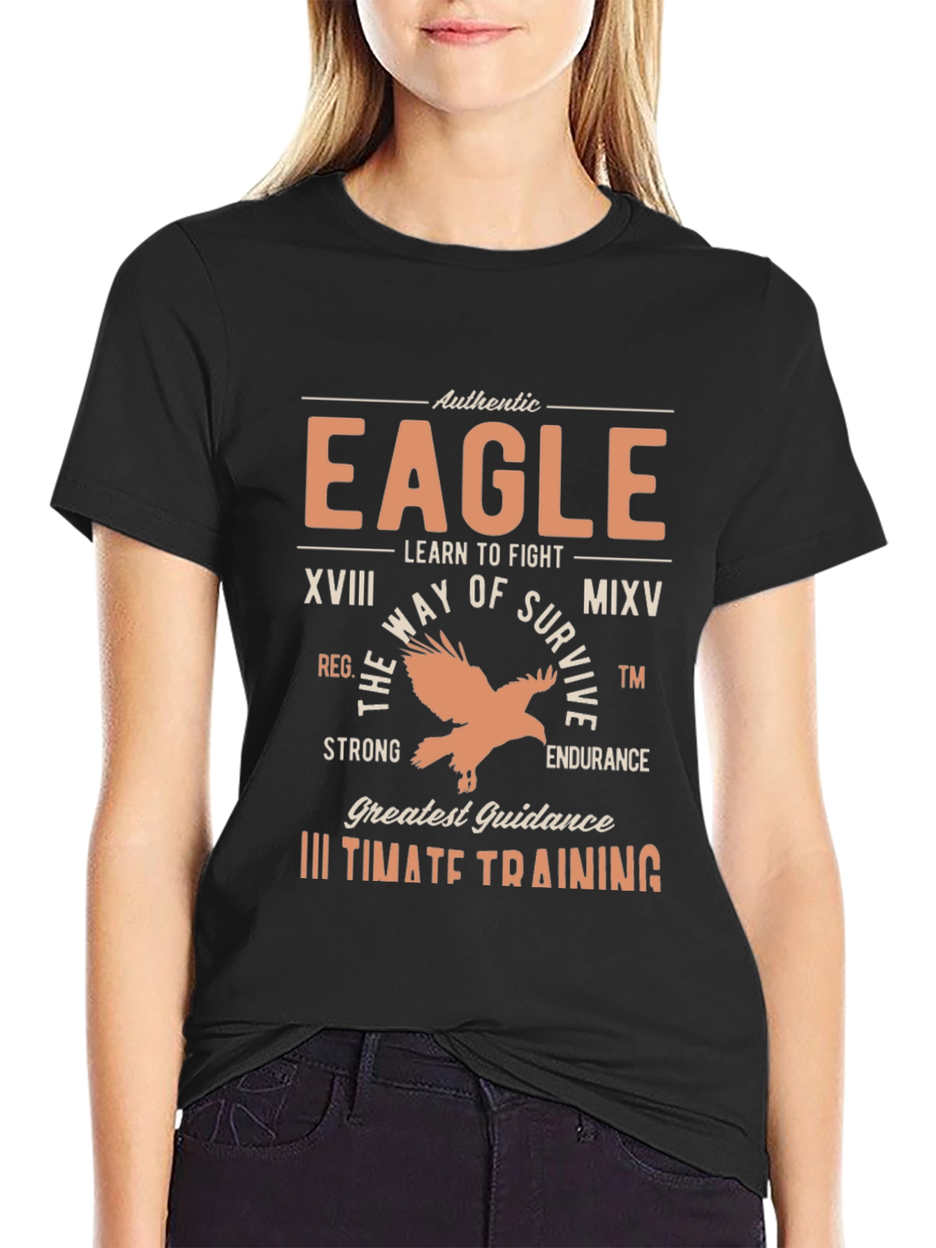 Authentic Eagle Training Black T-Shirt