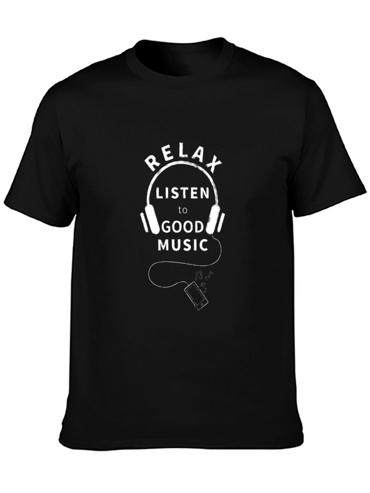 Relax Listen to Good Music Graphic Tee