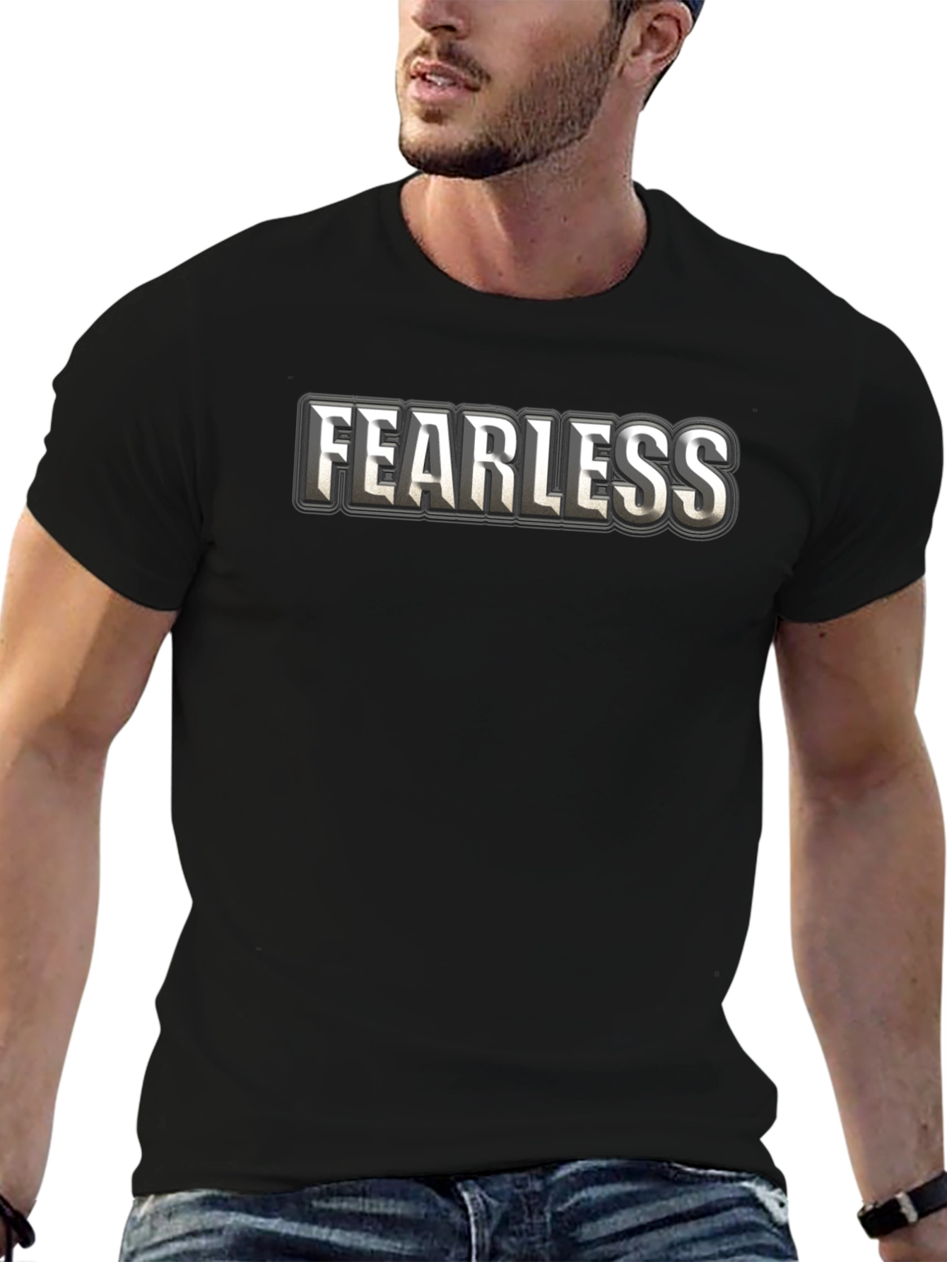 Fearless Graphic Tee - Mens Black T-Shirt