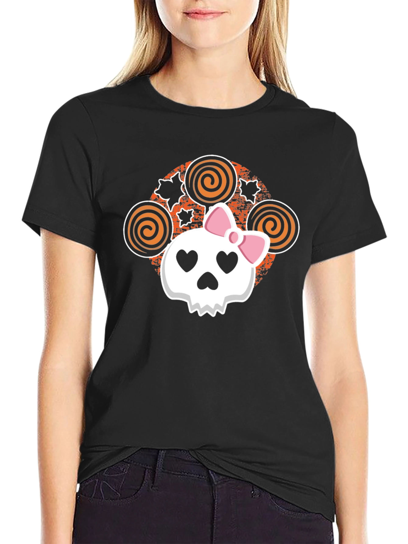 Cute Halloween Skull T-Shirt