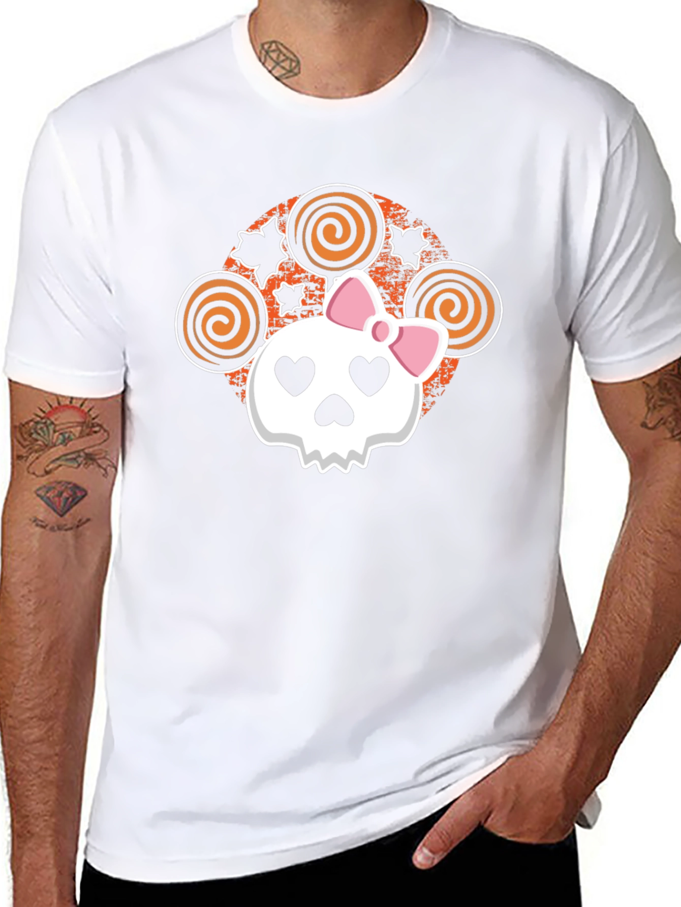 Cute Halloween Skull T-Shirt