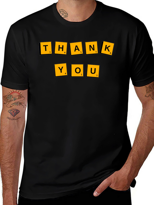 Scrabble Thank You Graphic Tee