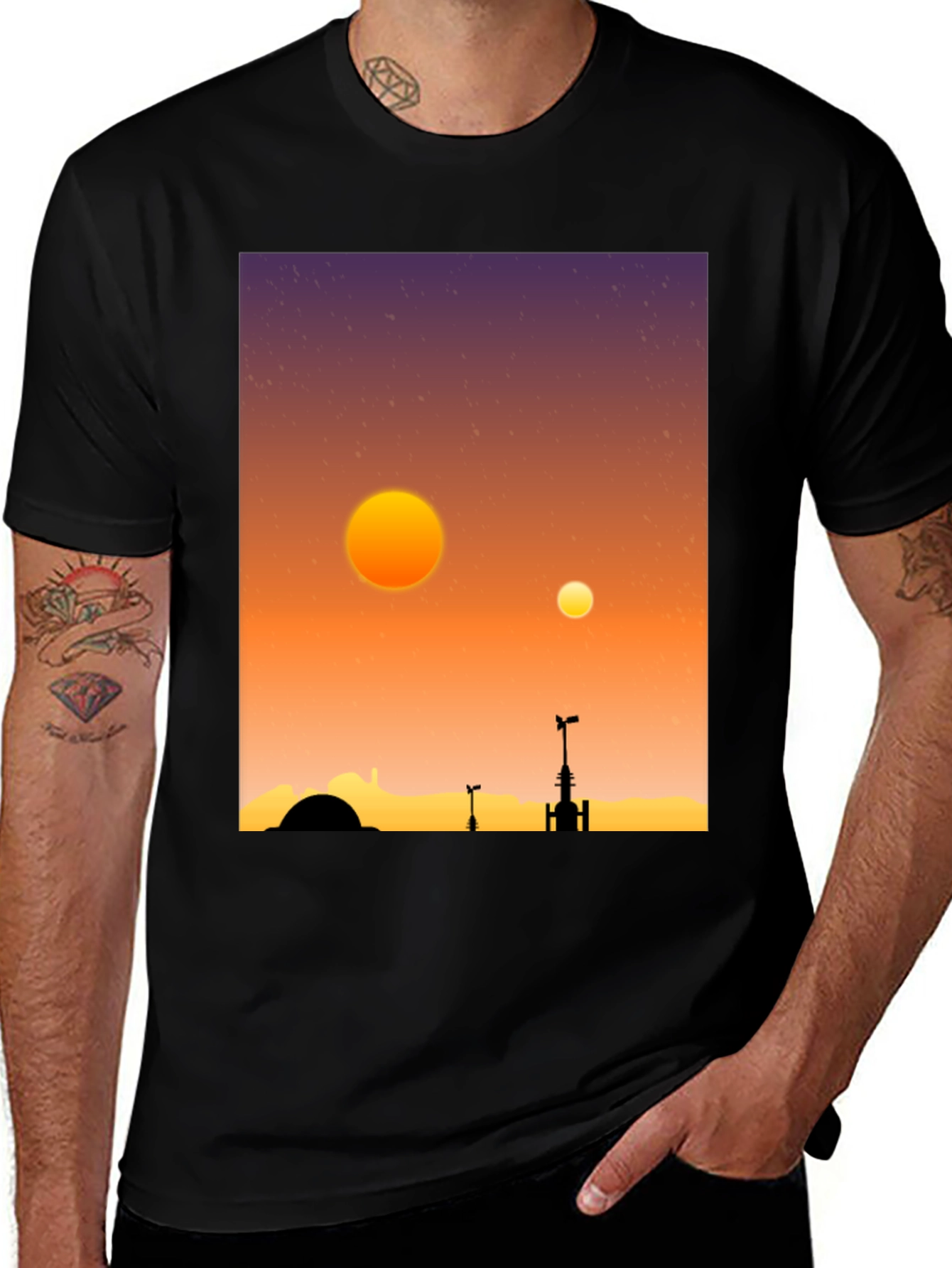 Tatooine Sunset Graphic Tee