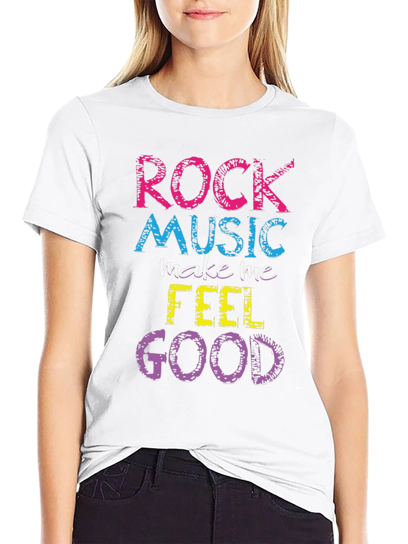 Rock Music Feel Good Graphic Tee