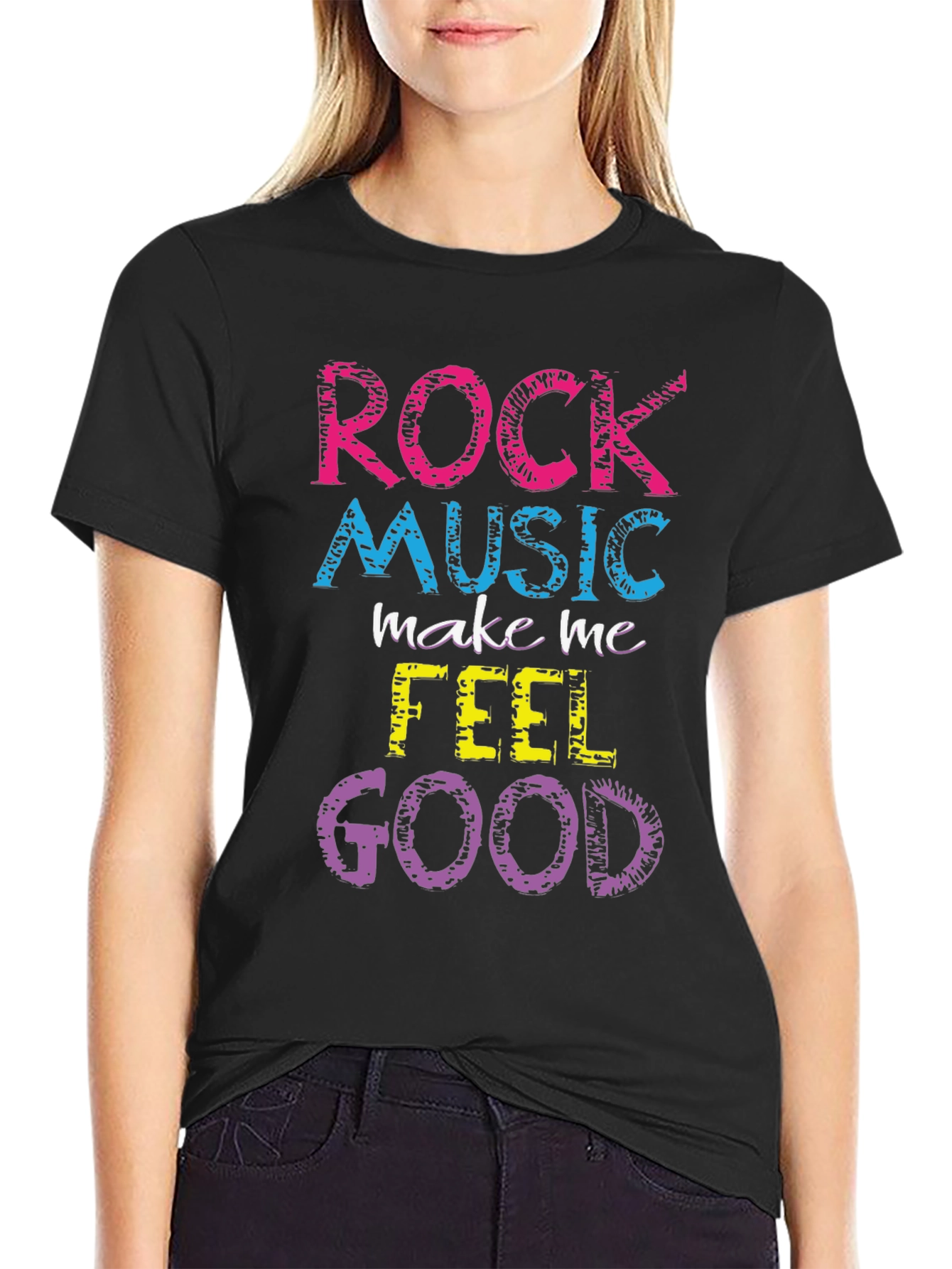 Rock Music Feel Good Graphic Tee