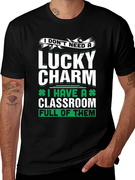 Lucky Charm Classroom T-Shirt - St. Patricks Day Teacher Tee