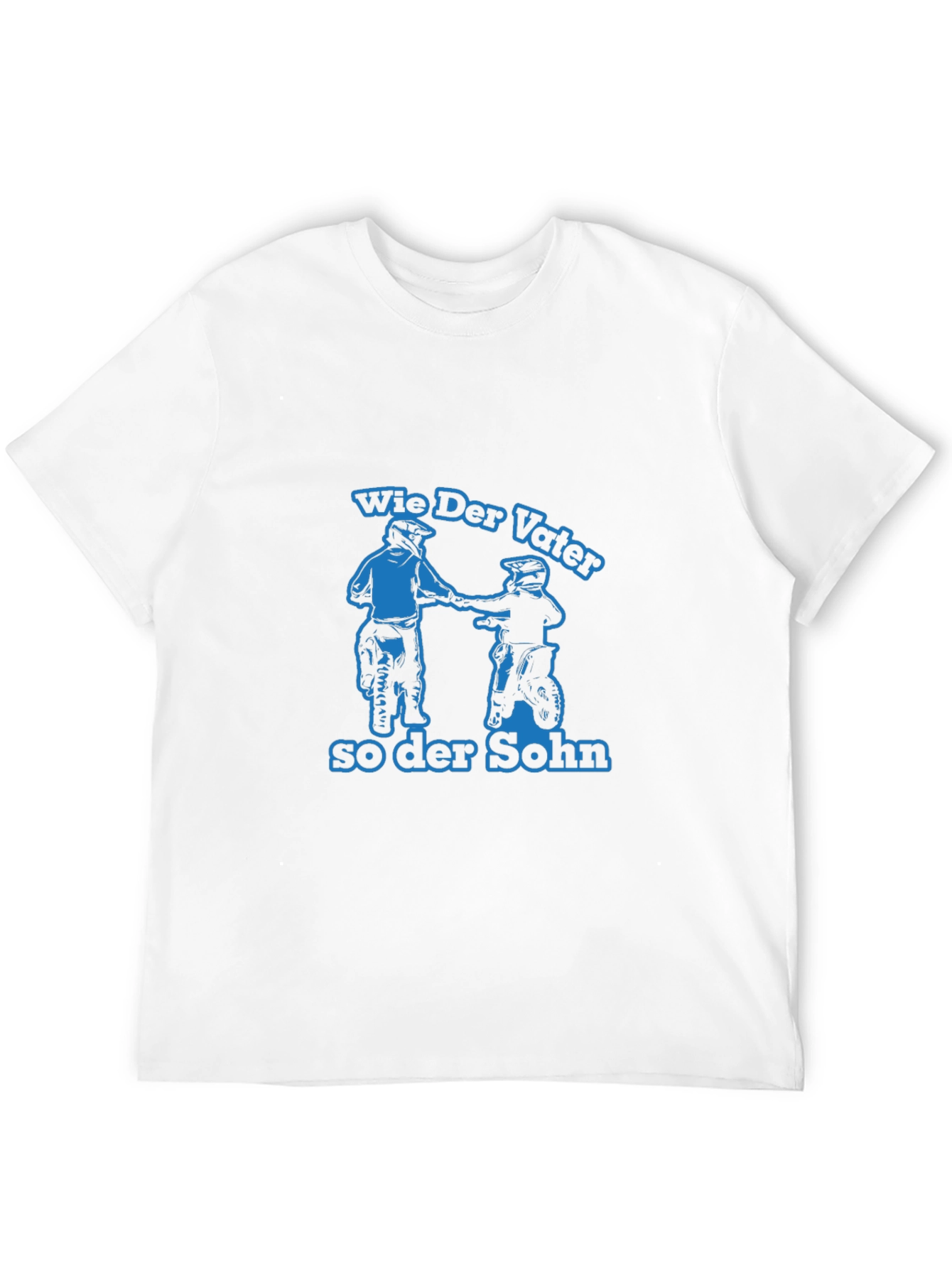 Wie Der Vater So Der Sohn Motorcycle T-Shirt