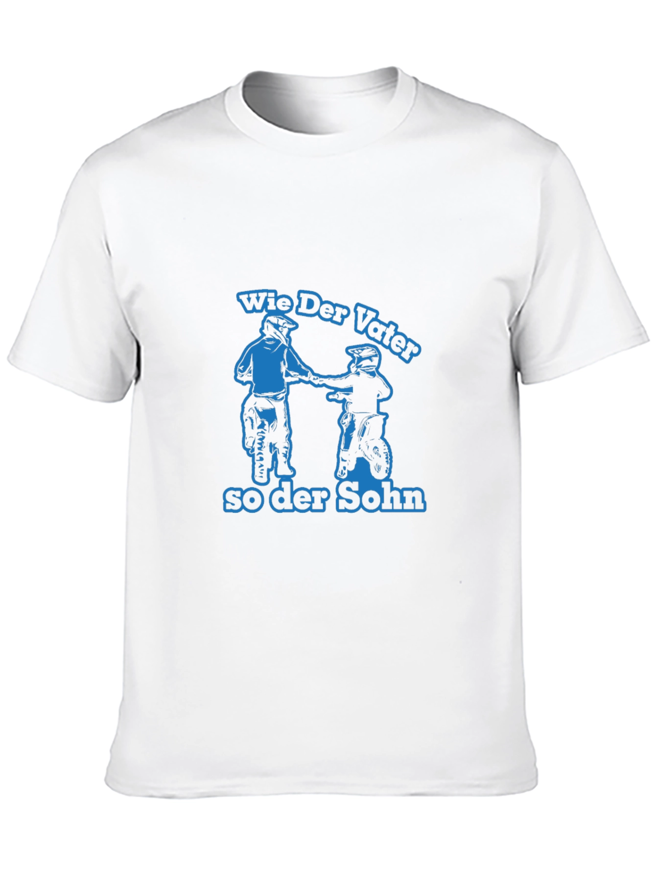 Wie Der Vater So Der Sohn Motorcycle T-Shirt