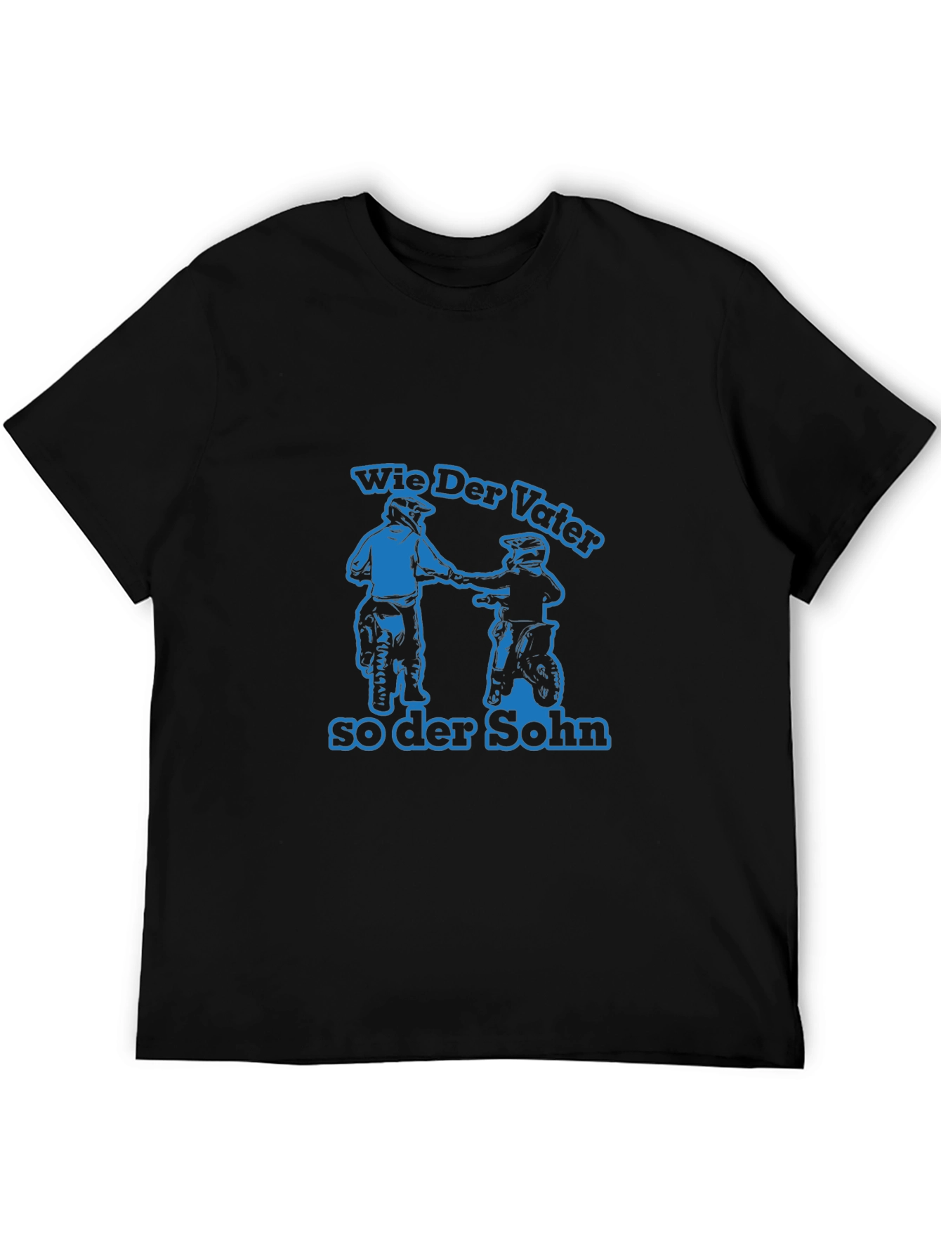 Wie Der Vater So Der Sohn Motorcycle T-Shirt
