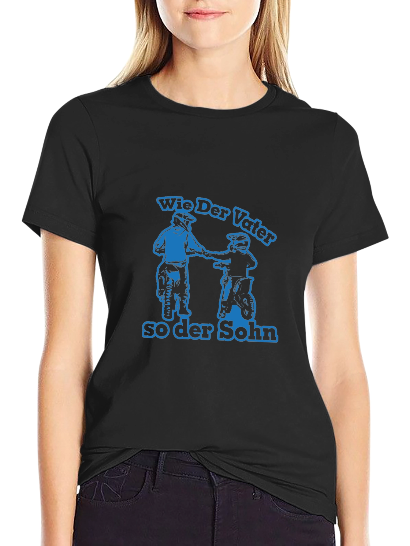 Wie Der Vater So Der Sohn Motorcycle T-Shirt