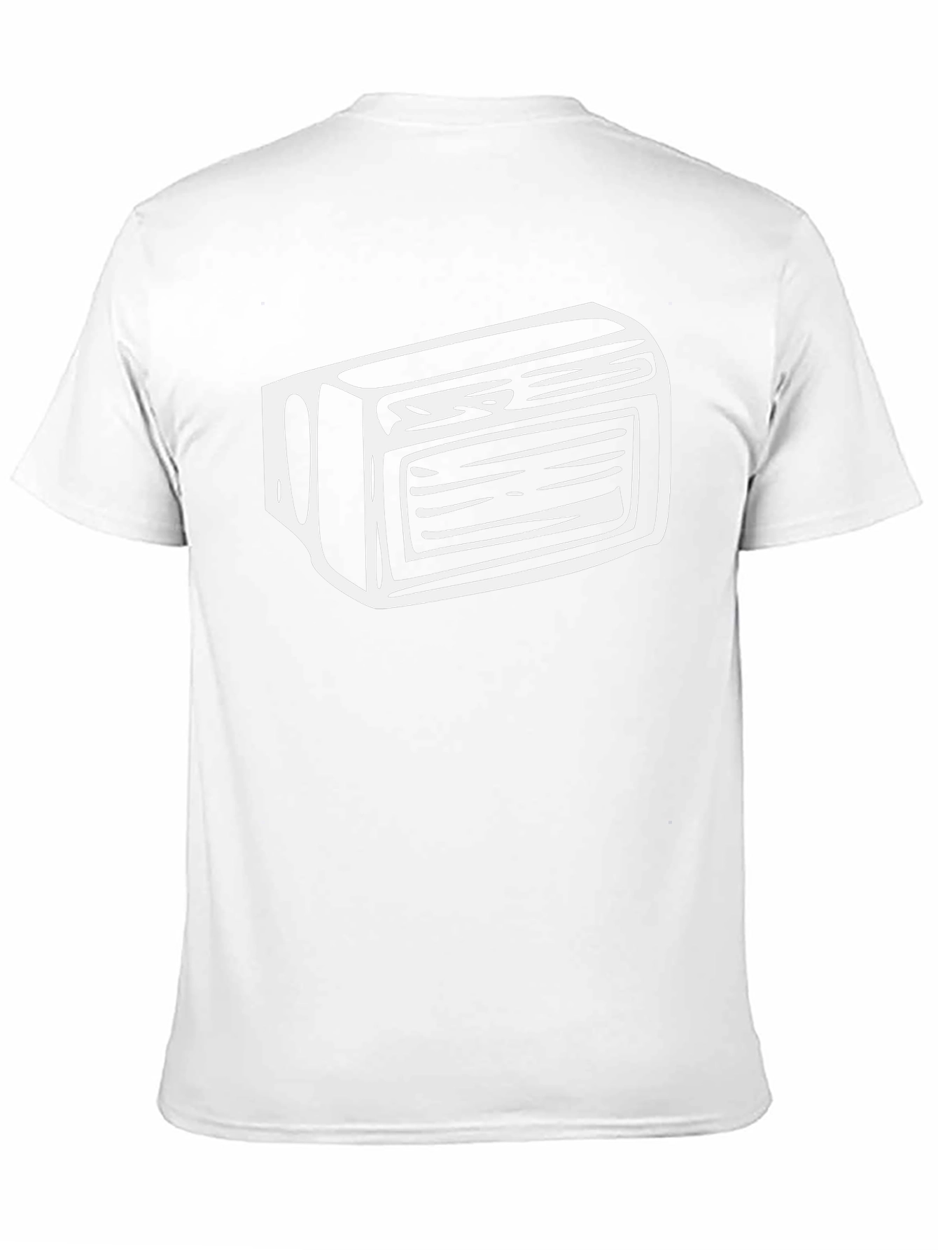 Retro Cassette Tape Graphic Tee - Black