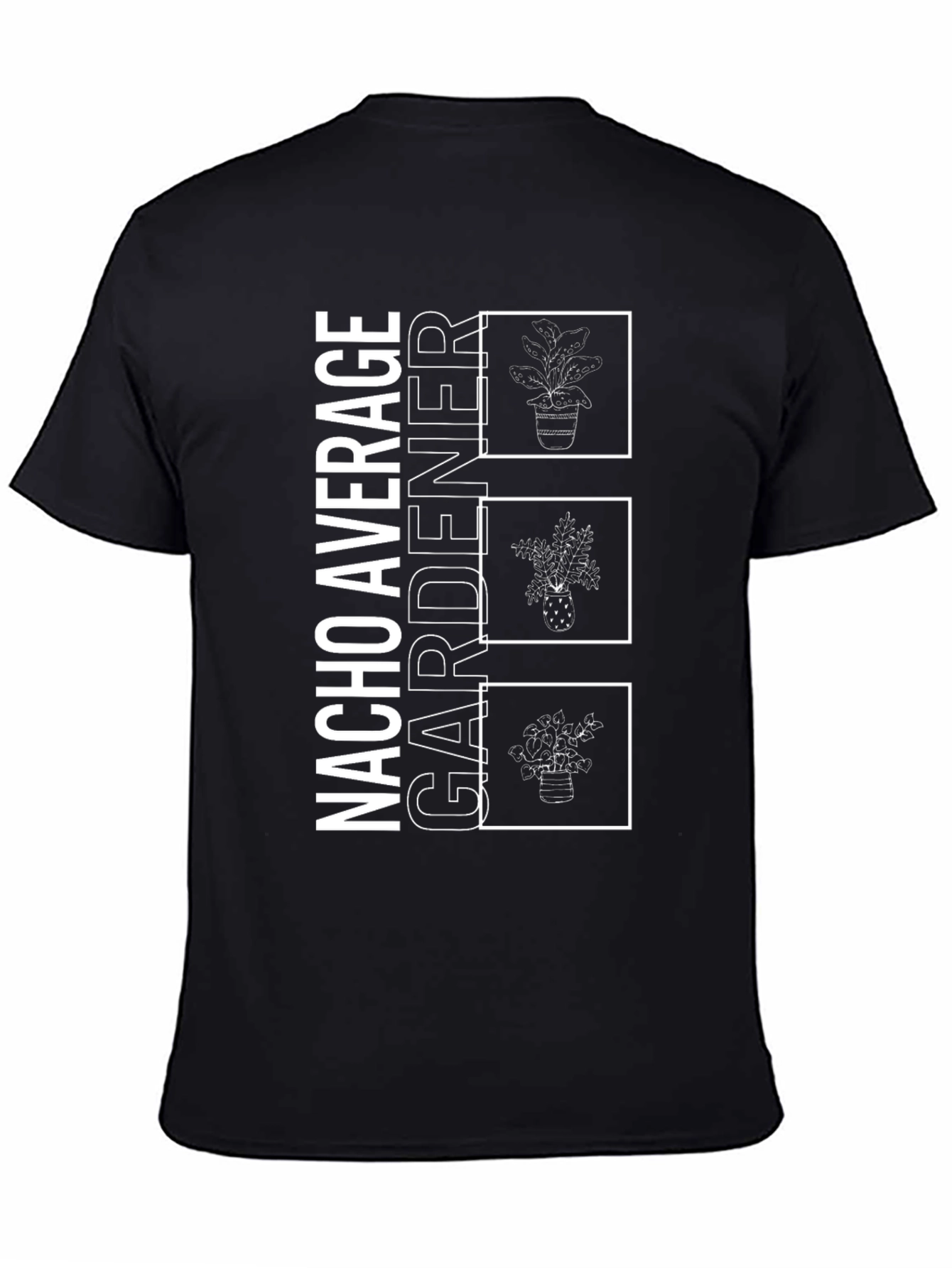 Nacho Average Gardener Graphic Tee - Black