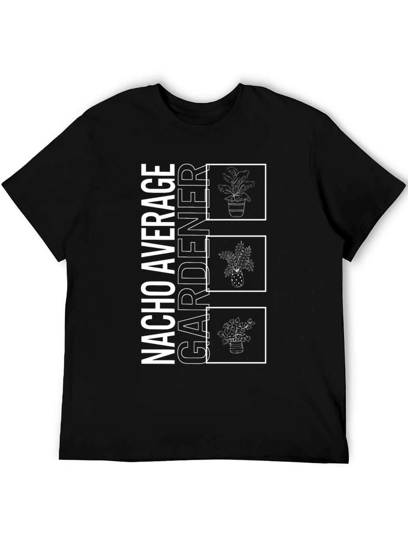 Nacho Average Gardener Graphic Tee - Black