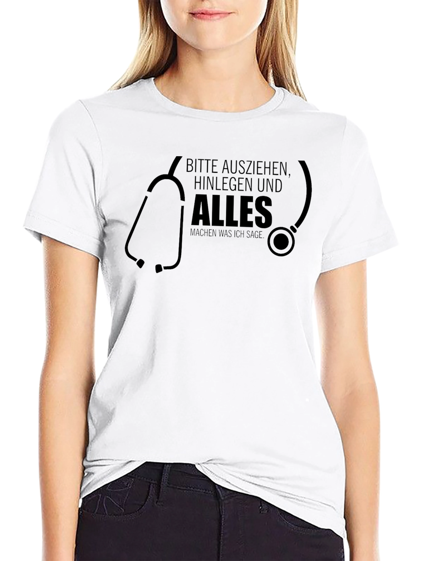 Funny Doctor T-Shirt - Bitte Ausziehen