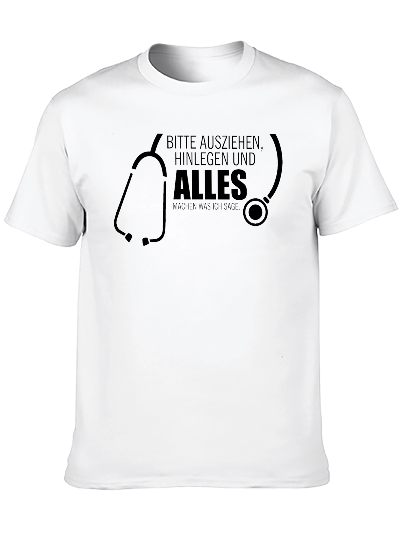 Funny Doctor T-Shirt - Bitte Ausziehen