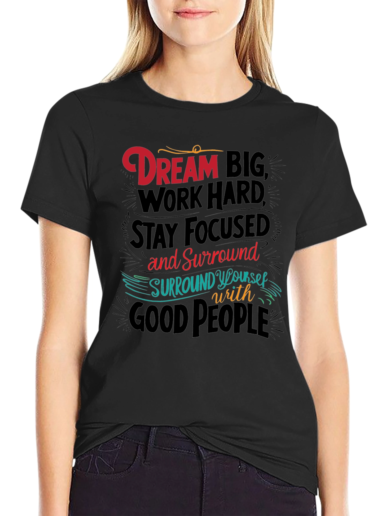 Dream Big Graphic Tee - Motivational T-Shirt