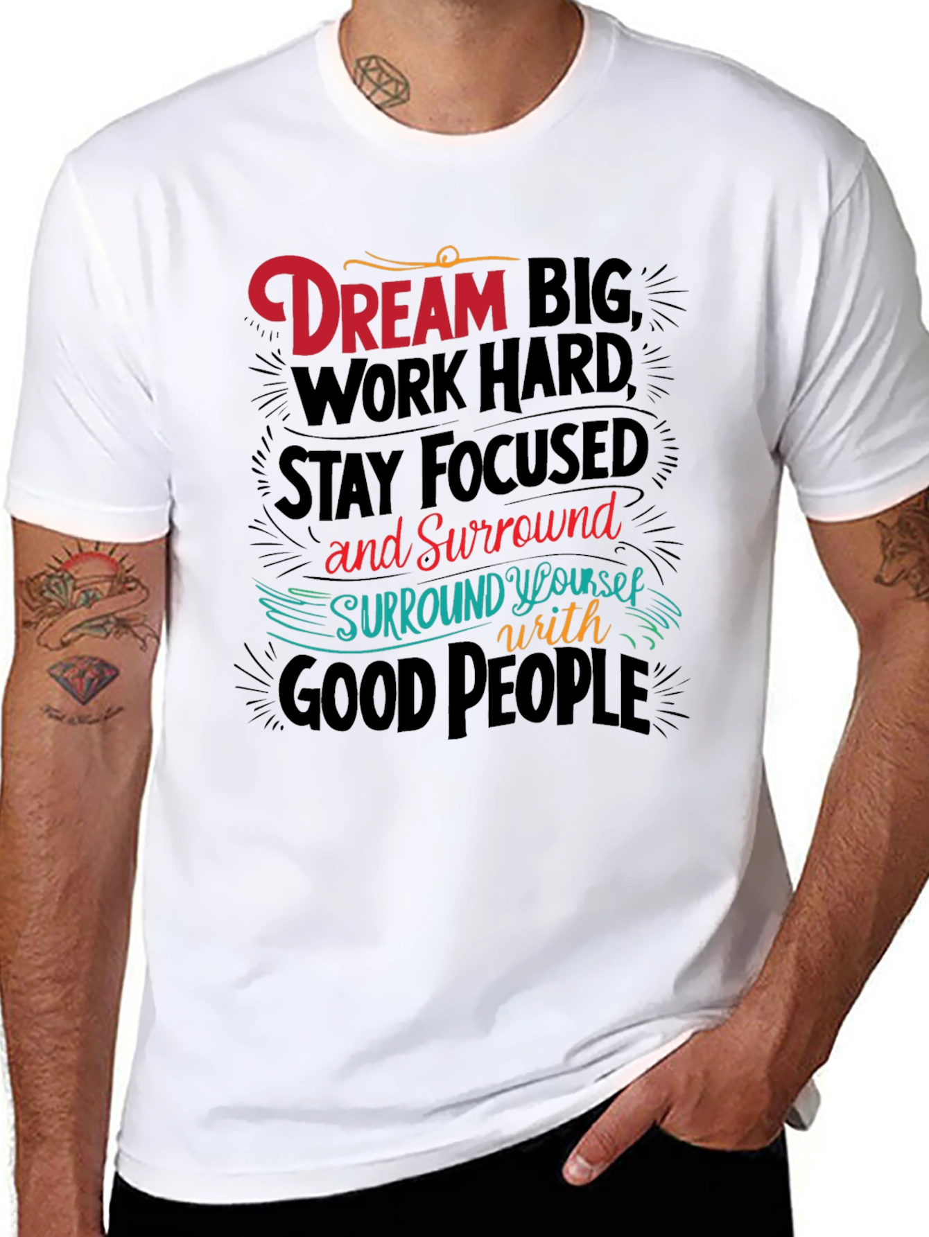 Dream Big Graphic Tee - Motivational T-Shirt