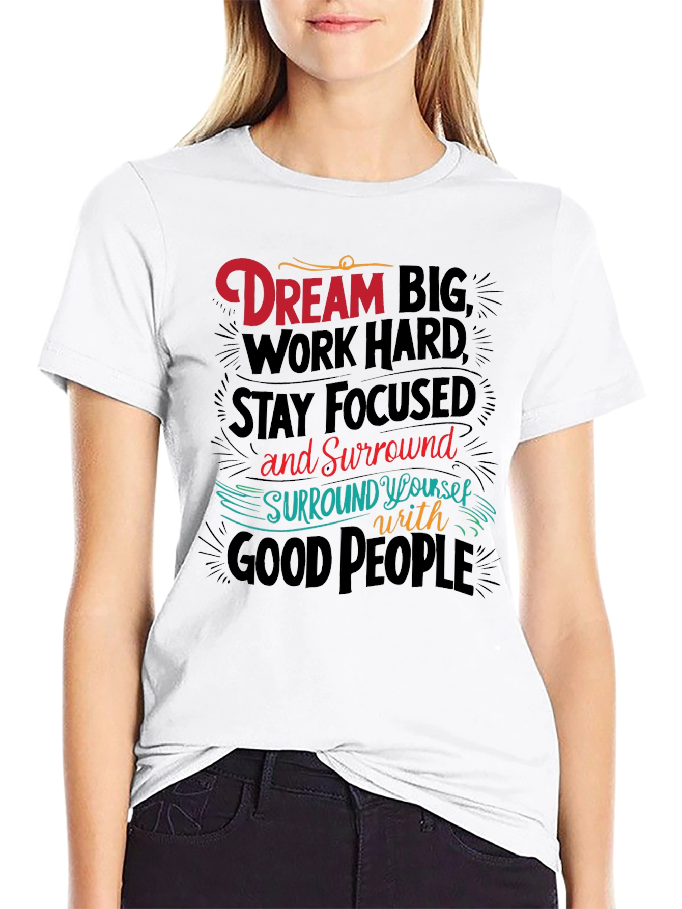 Dream Big Graphic Tee - Motivational T-Shirt