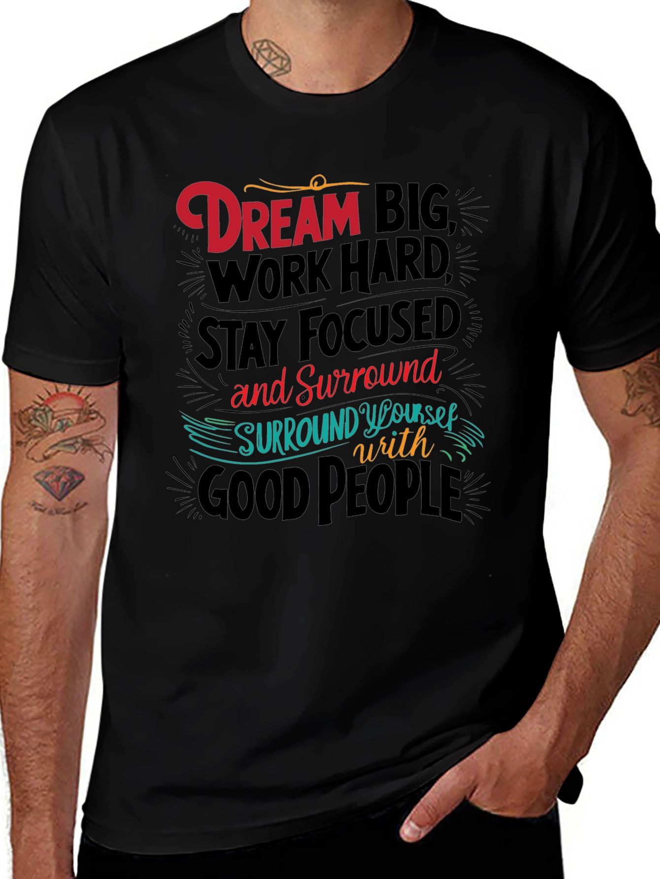 Dream Big Graphic Tee - Motivational T-Shirt