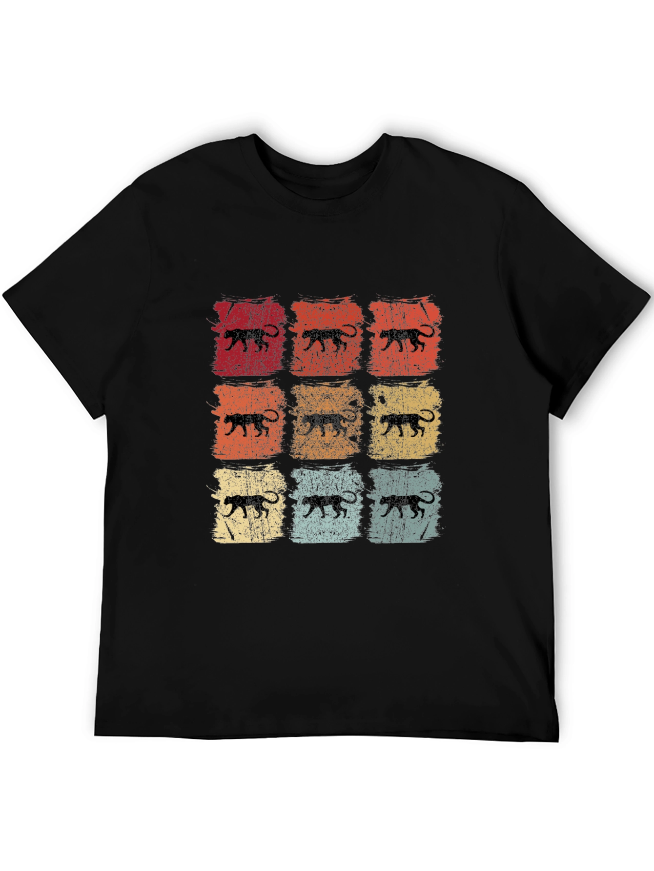 Retro Jaguar Print T-Shirt