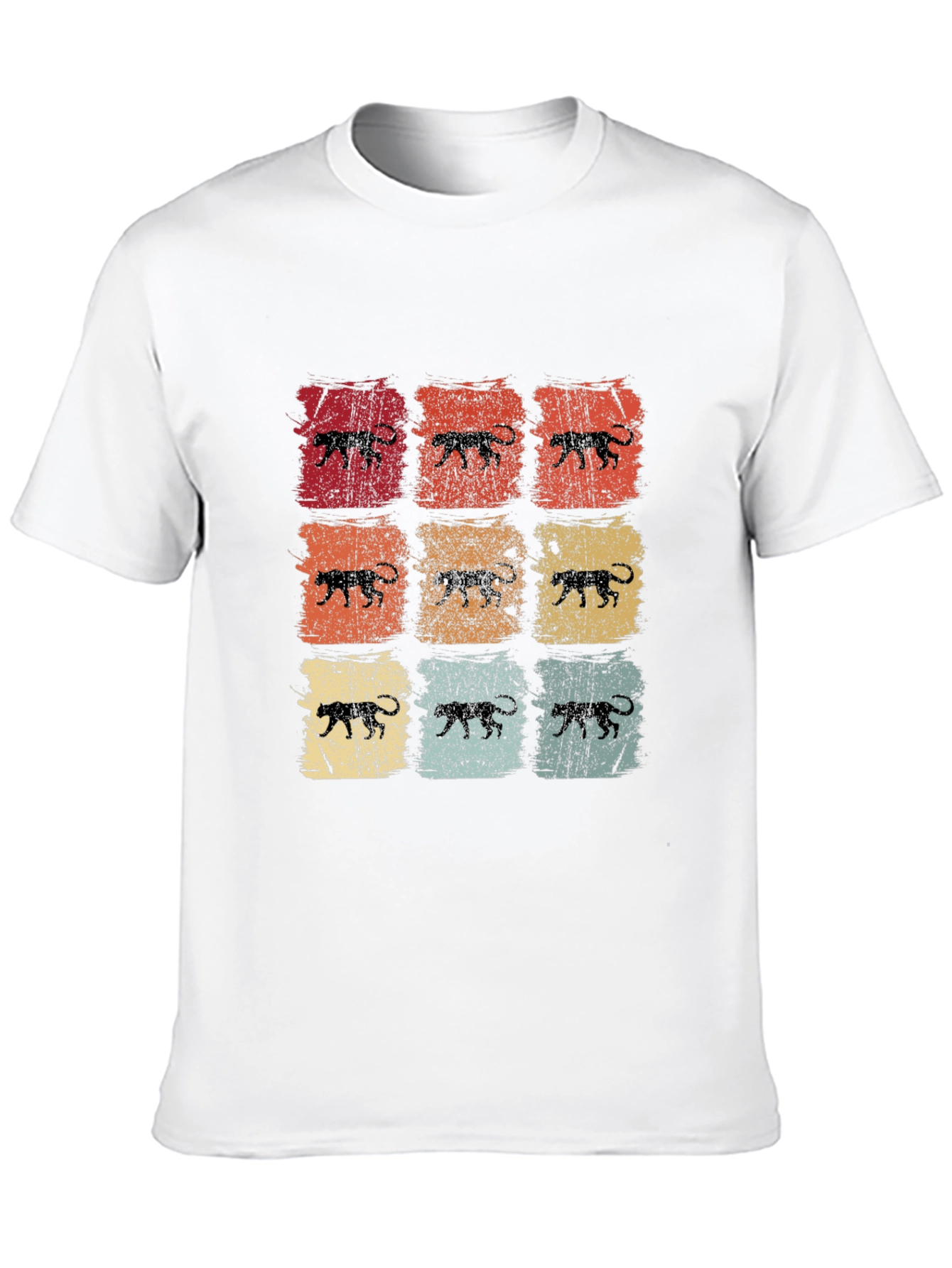 Retro Jaguar Print T-Shirt