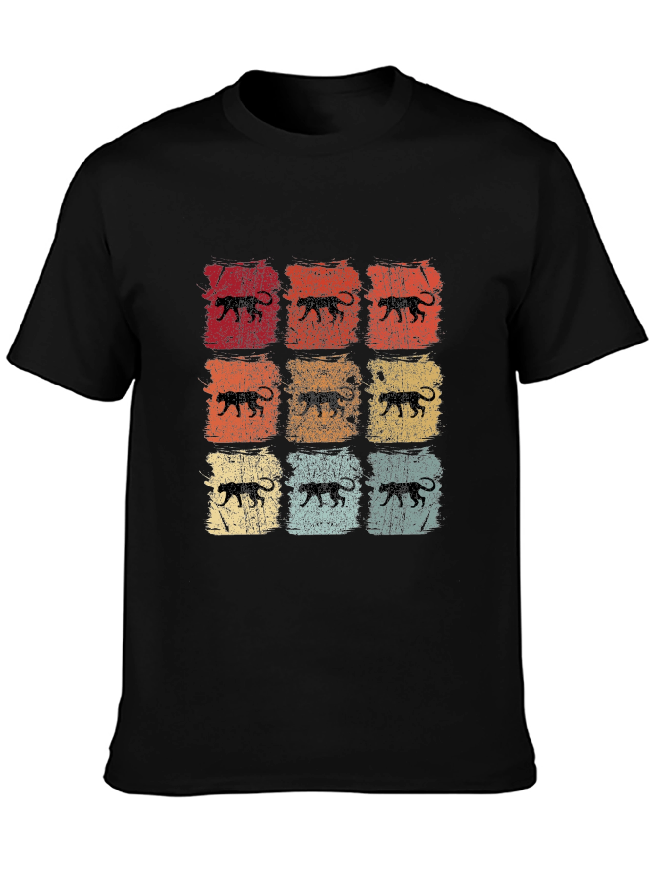 Retro Jaguar Print T-Shirt