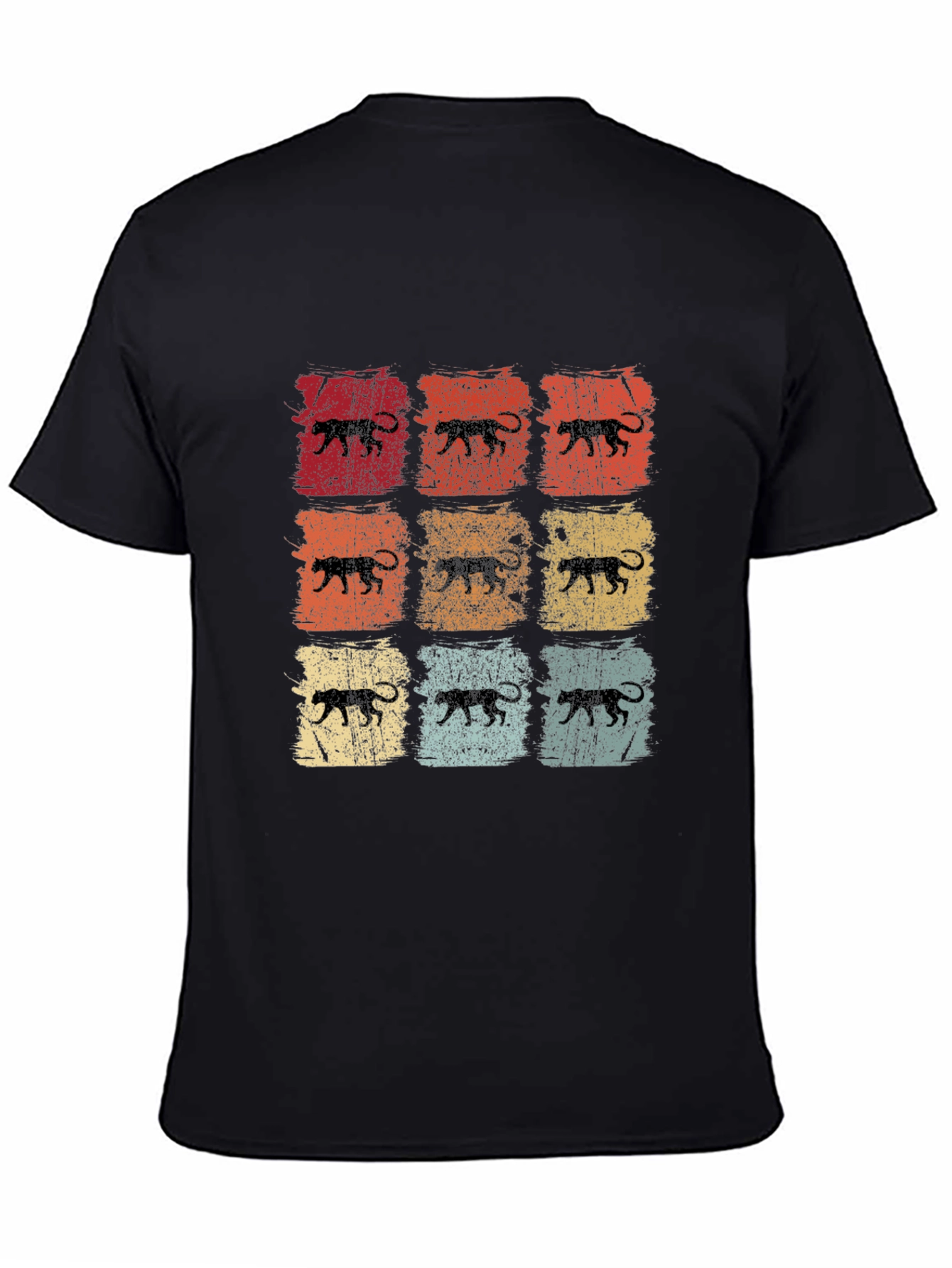 Retro Jaguar Print T-Shirt