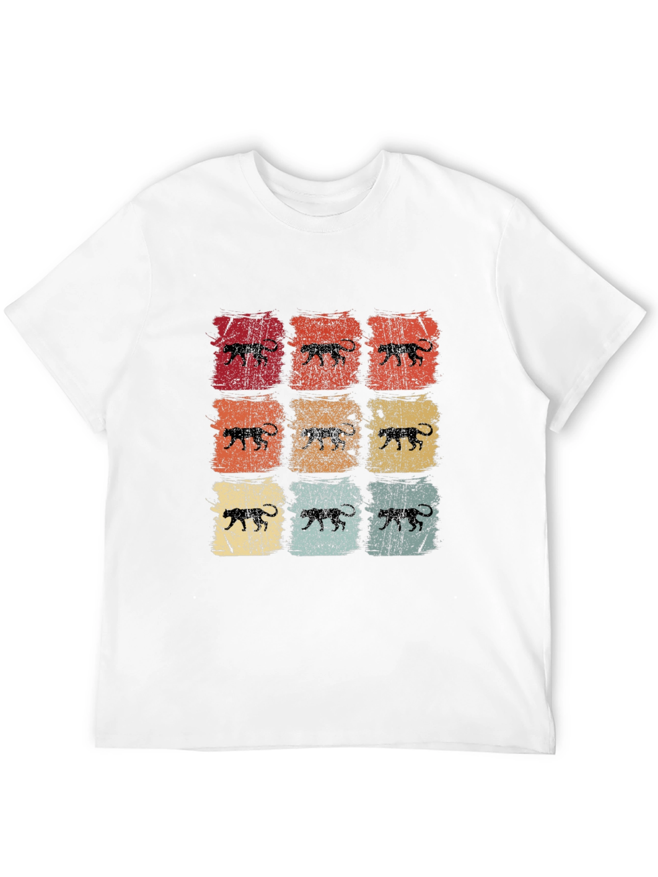 Retro Jaguar Print T-Shirt