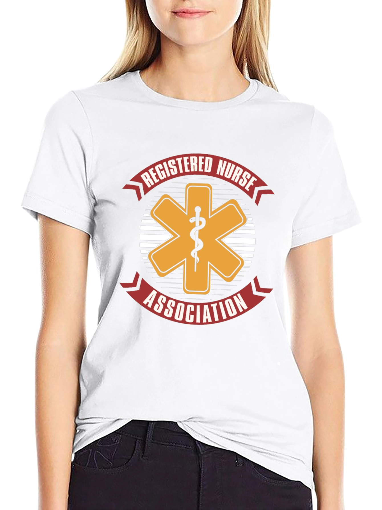 Registered Nurse Association T-Shirt - Black