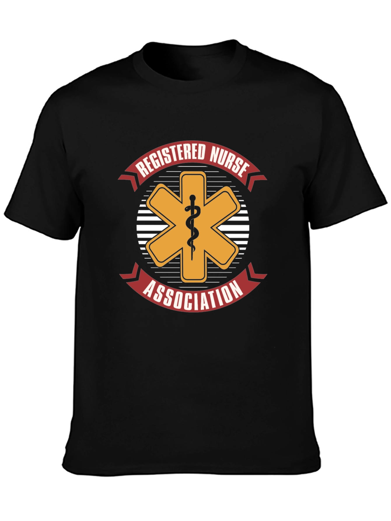 Registered Nurse Association T-Shirt - Black