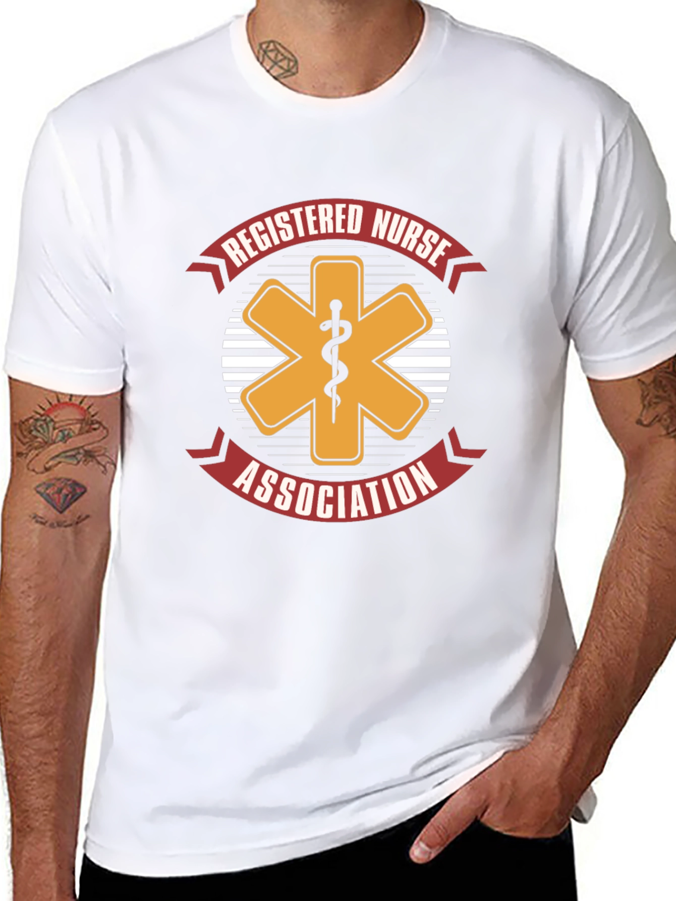 Registered Nurse Association T-Shirt - Black