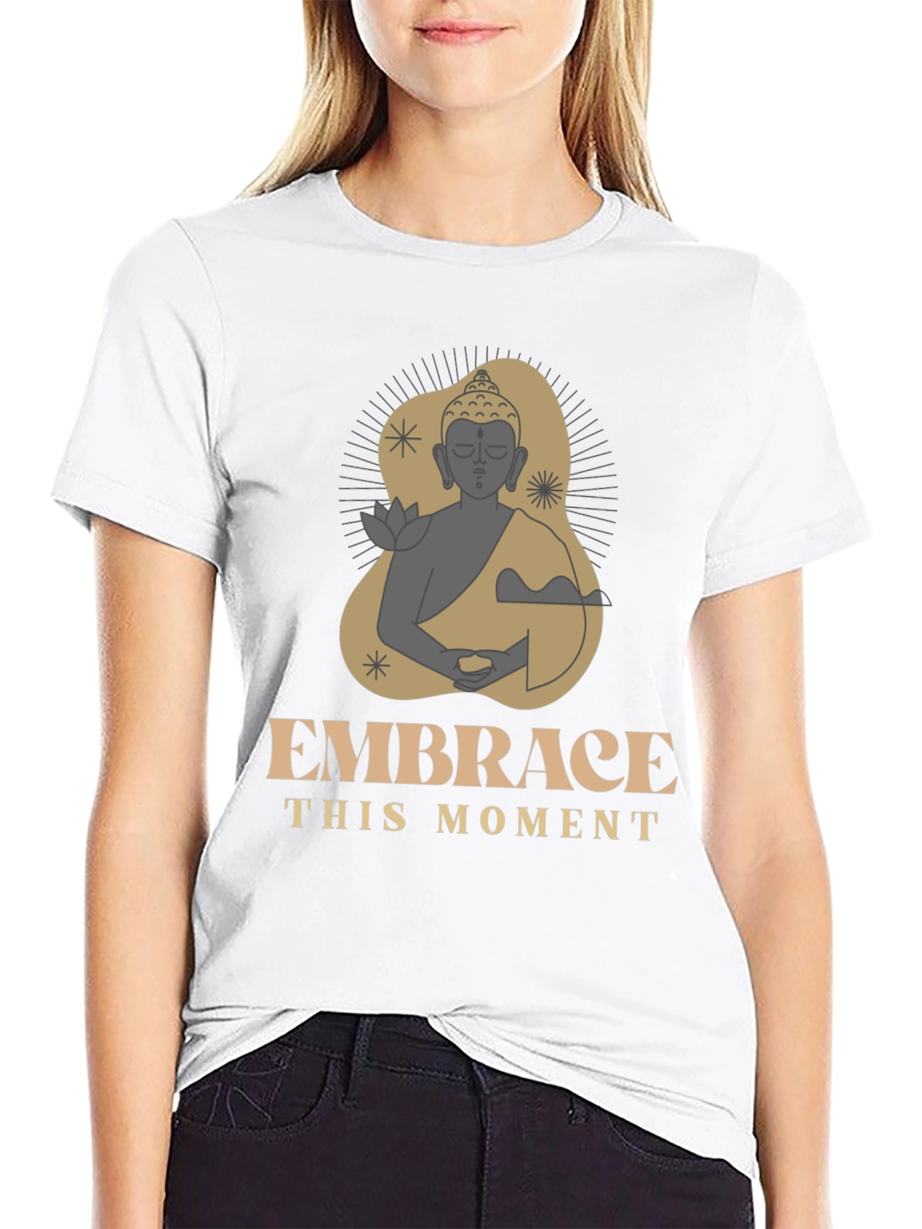 Embrace This Moment Buddha Graphic Tee