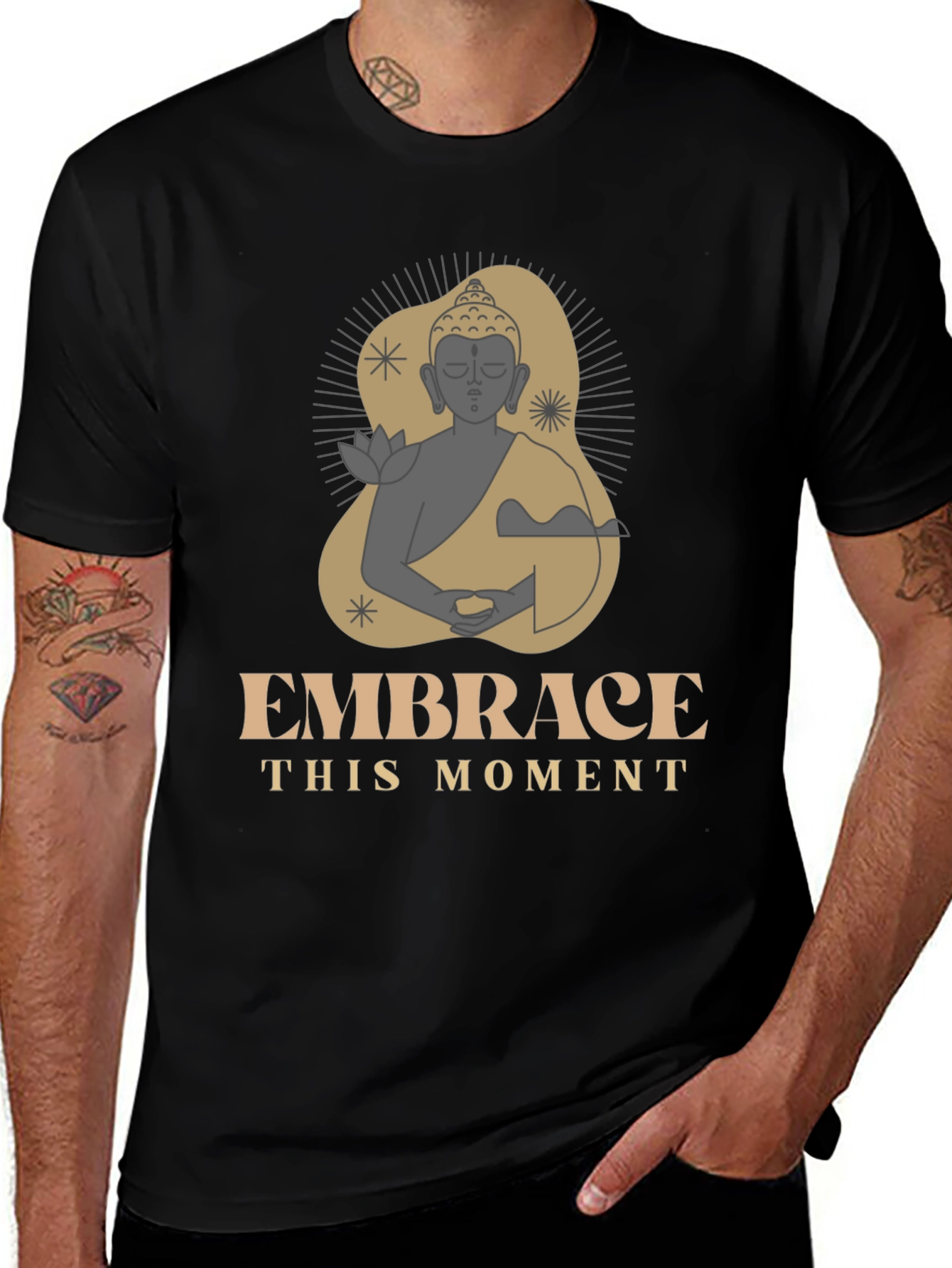 Embrace This Moment Buddha Graphic Tee