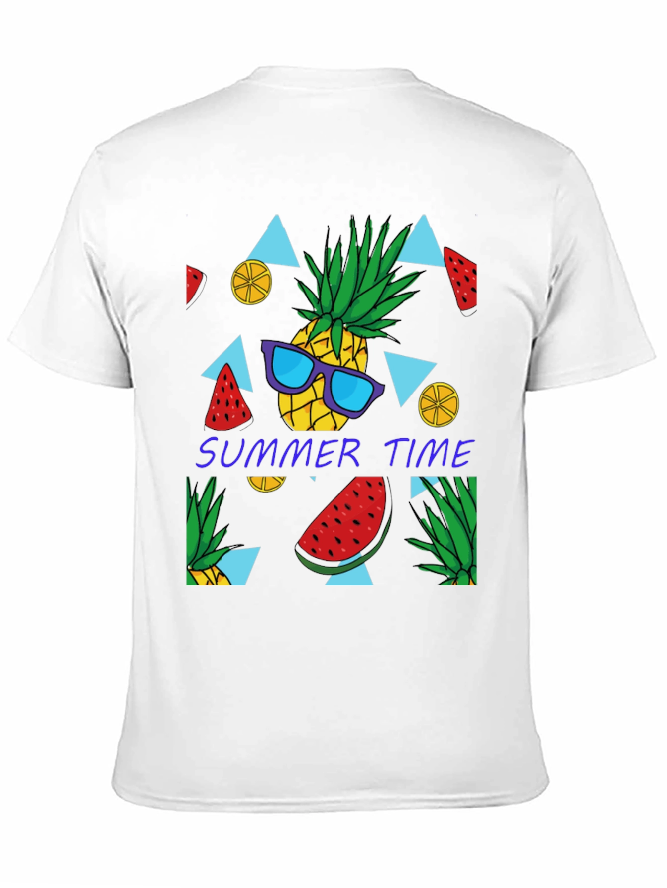 Summer Time Pineapple Graphic T-Shirt