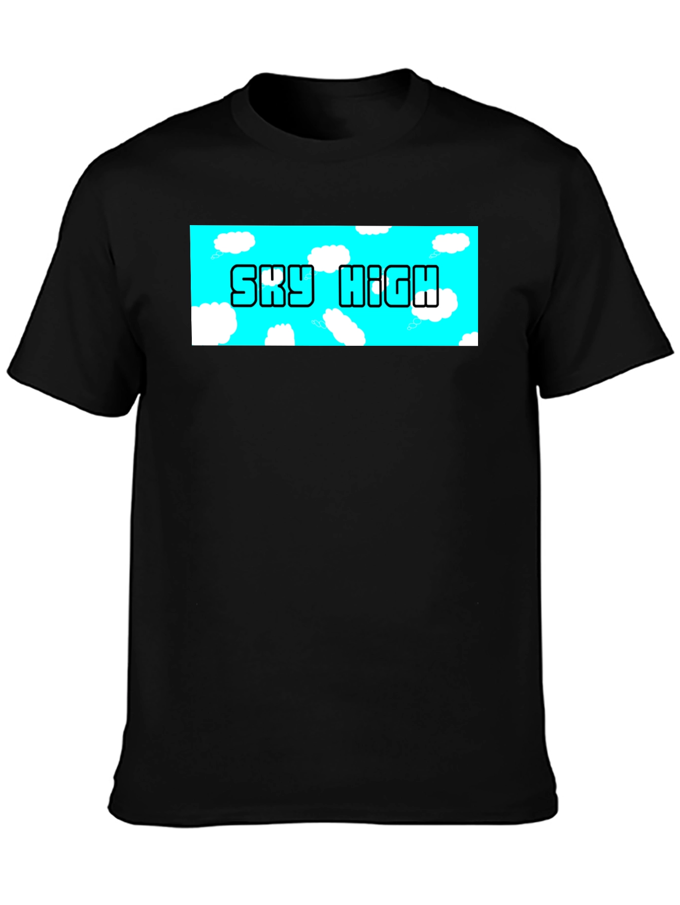 Sky High Graphic T-Shirt - Black