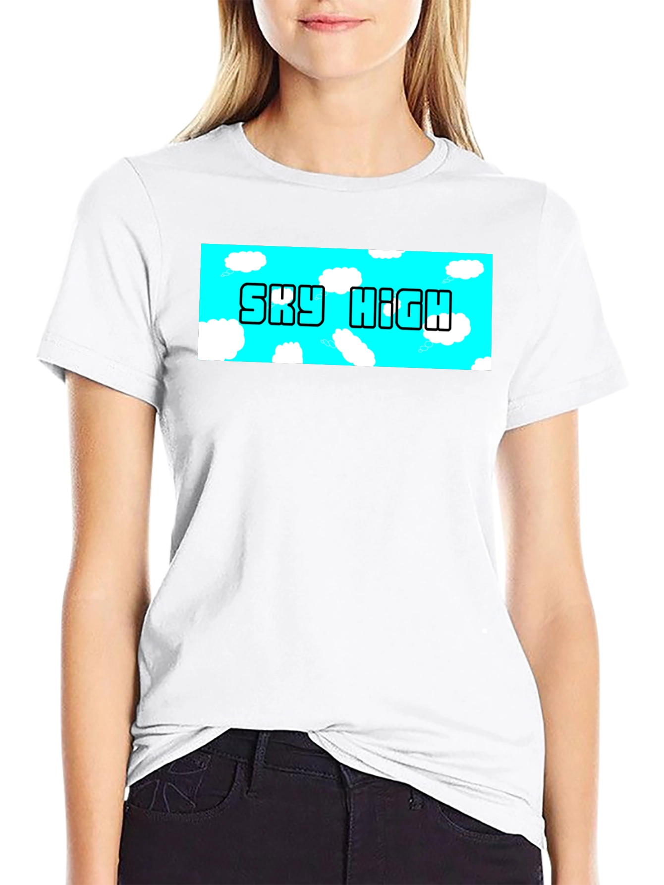 Sky High Graphic T-Shirt - Black