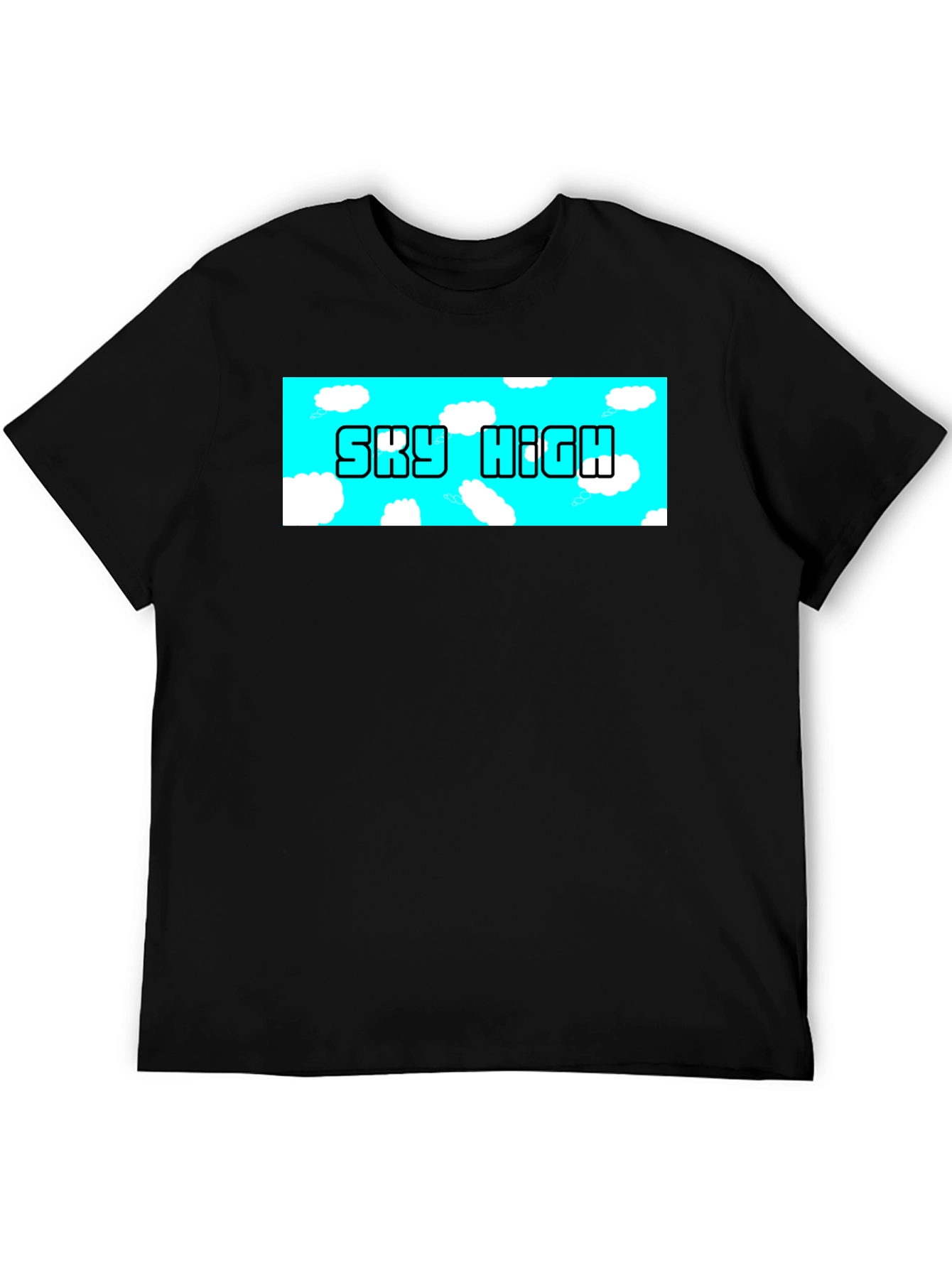 Sky High Graphic T-Shirt - Black