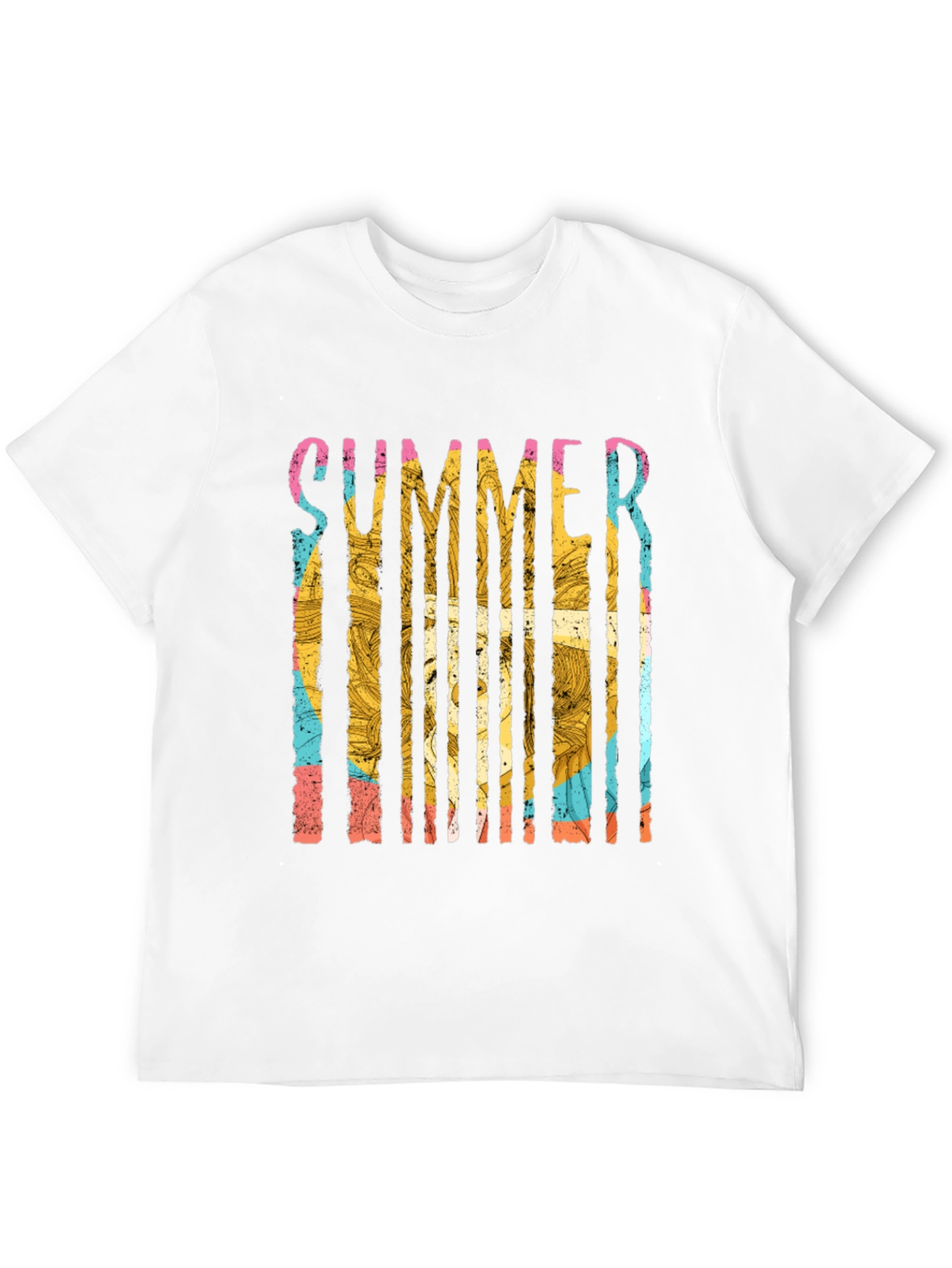 Summer Vibes Graphic Tee - Mens Black T-Shirt