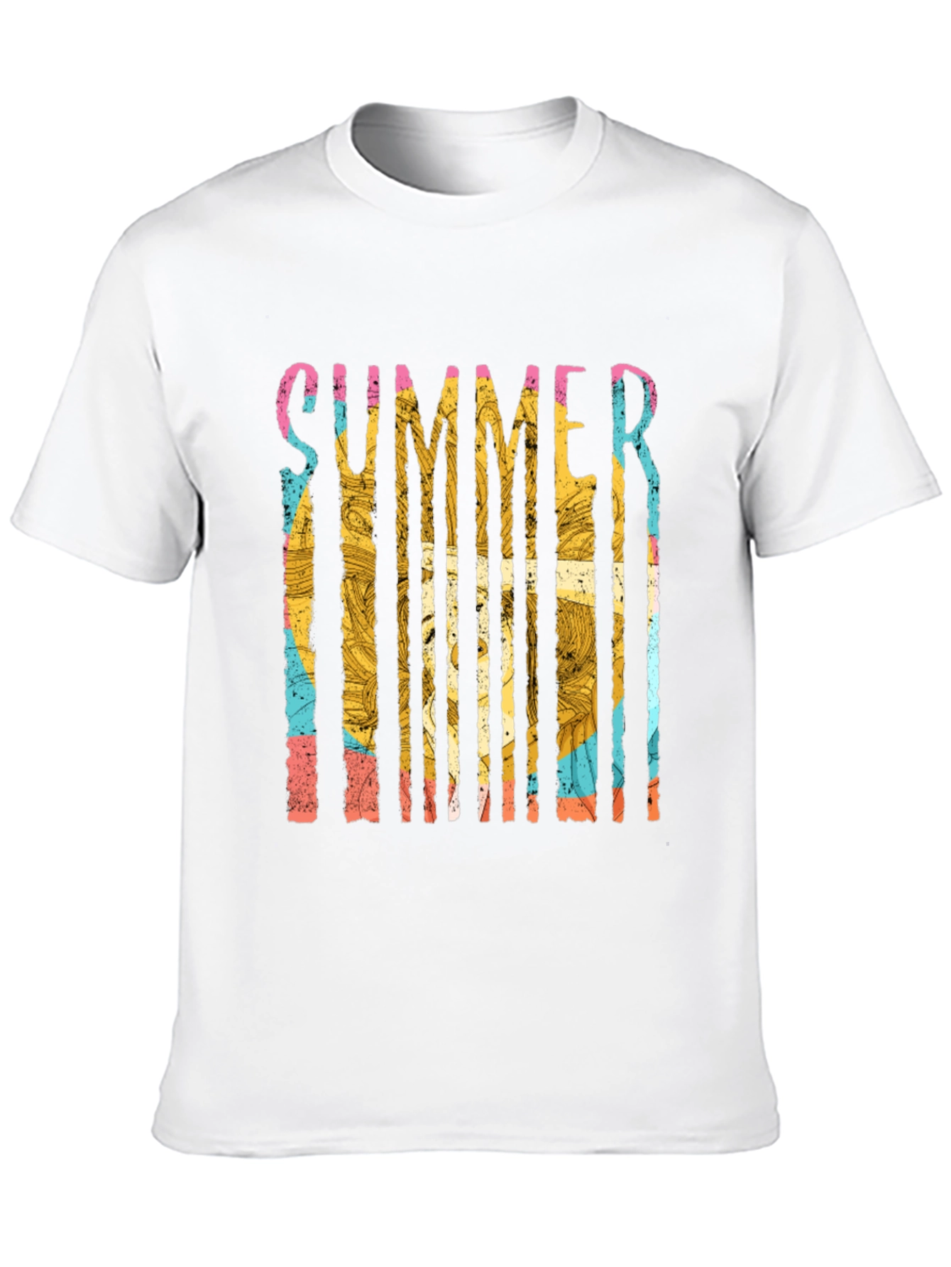 Summer Vibes Graphic Tee - Mens Black T-Shirt