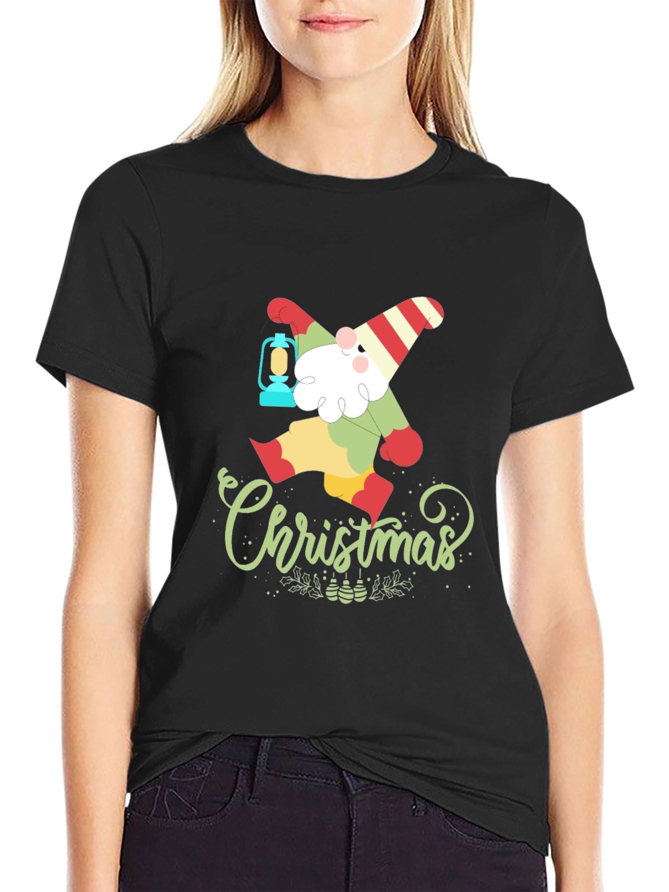 Christmas Gnome Graphic Tee