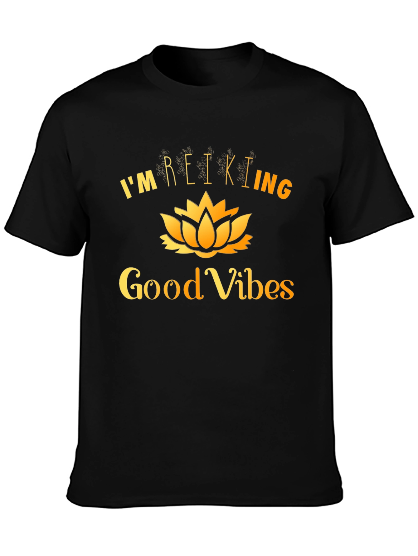 Reiki Good Vibes Graphic T-Shirt