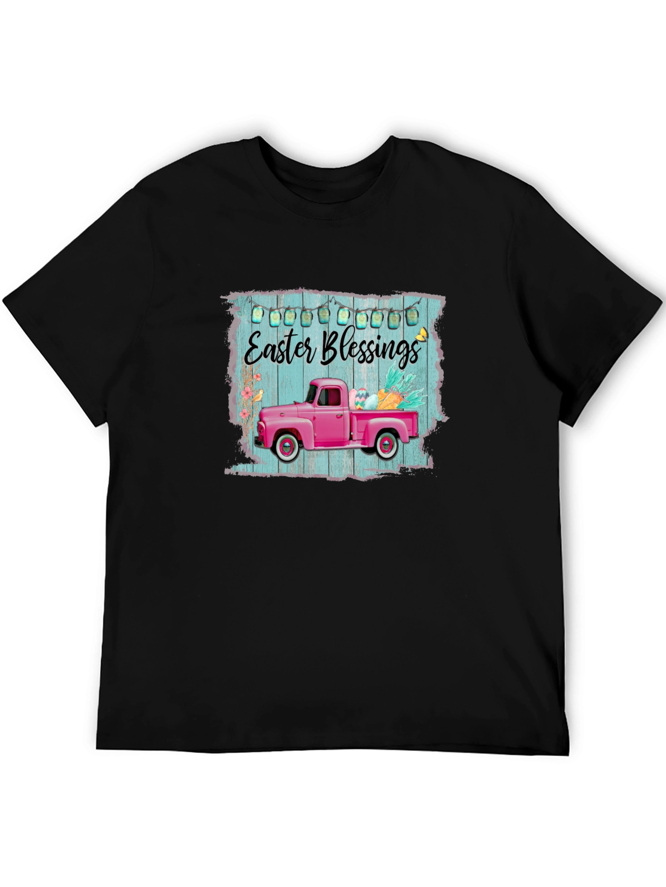 Easter Blessings Truck Graphic T-Shirt