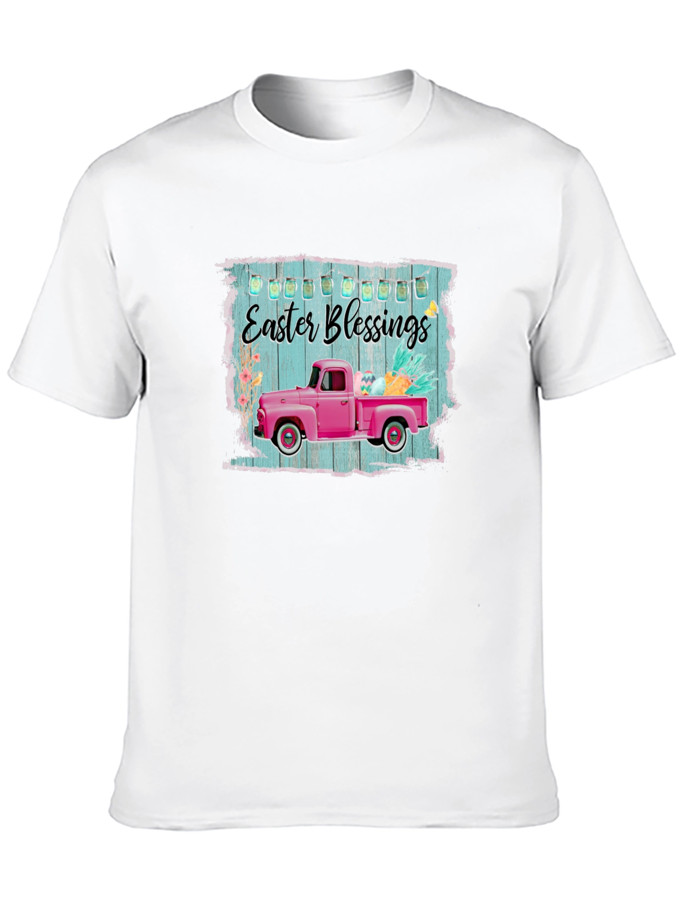 Easter Blessings Truck Graphic T-Shirt