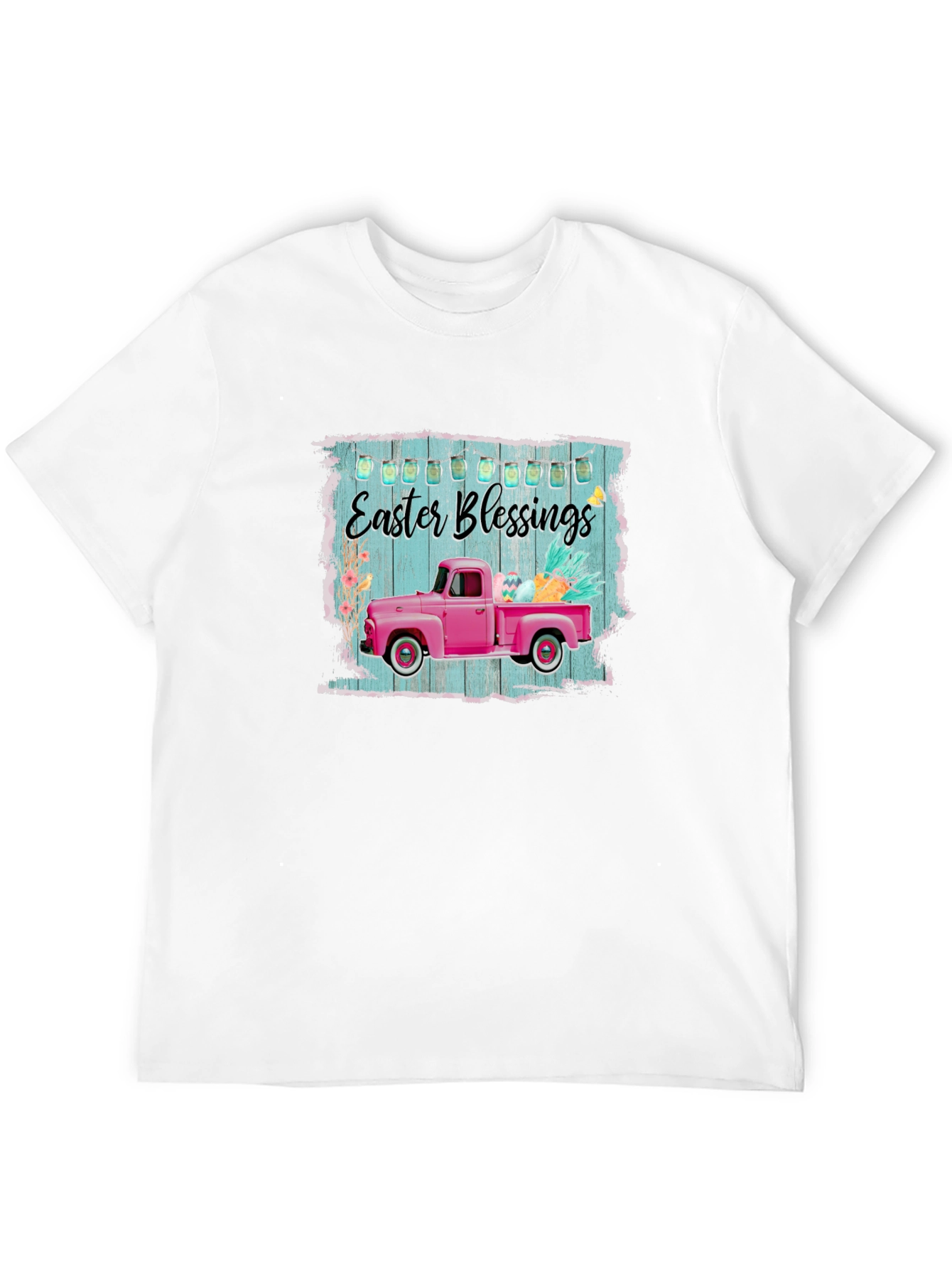 Easter Blessings Truck Graphic T-Shirt