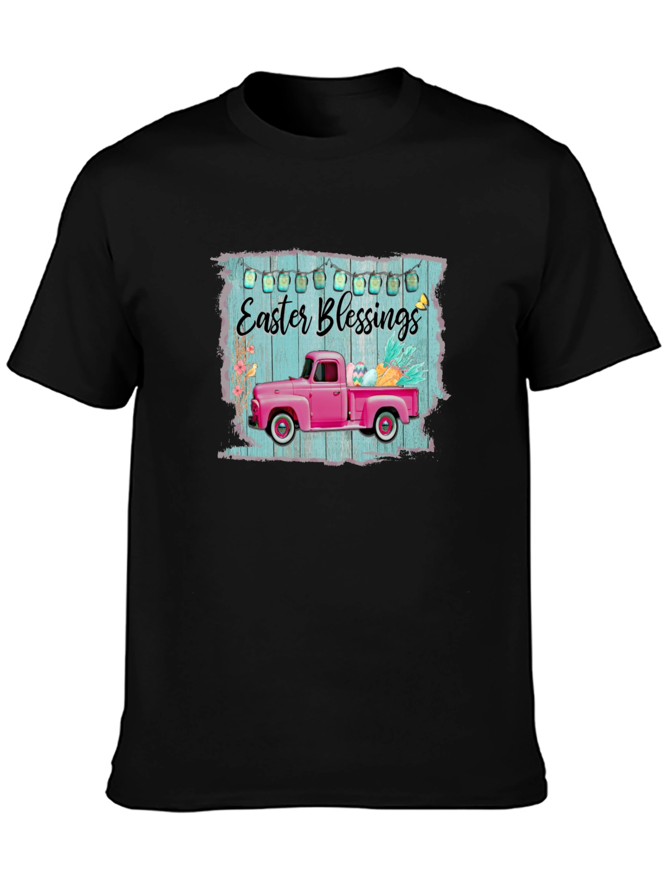 Easter Blessings Truck Graphic T-Shirt