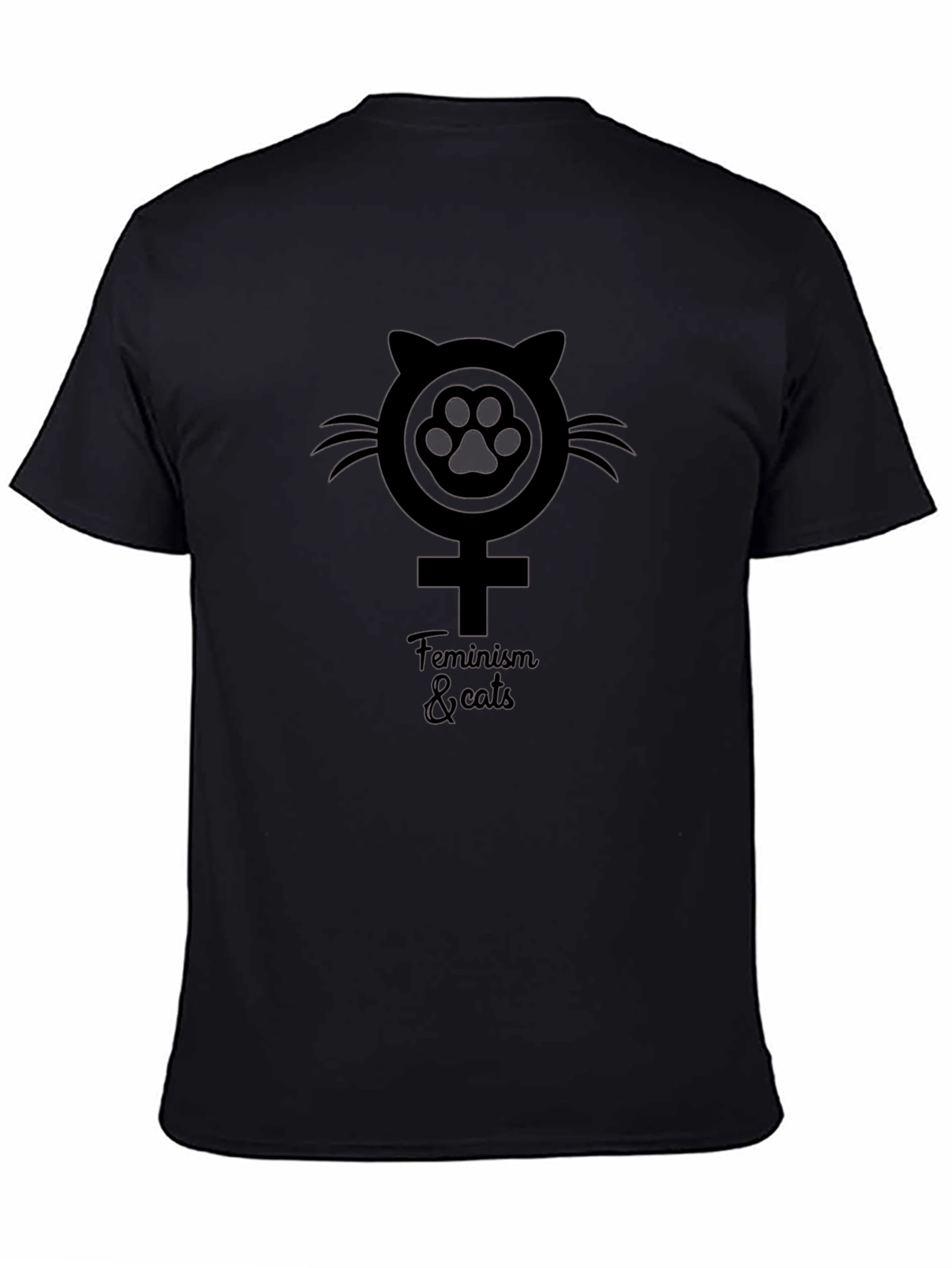Feminism & Cats Graphic T-Shirt