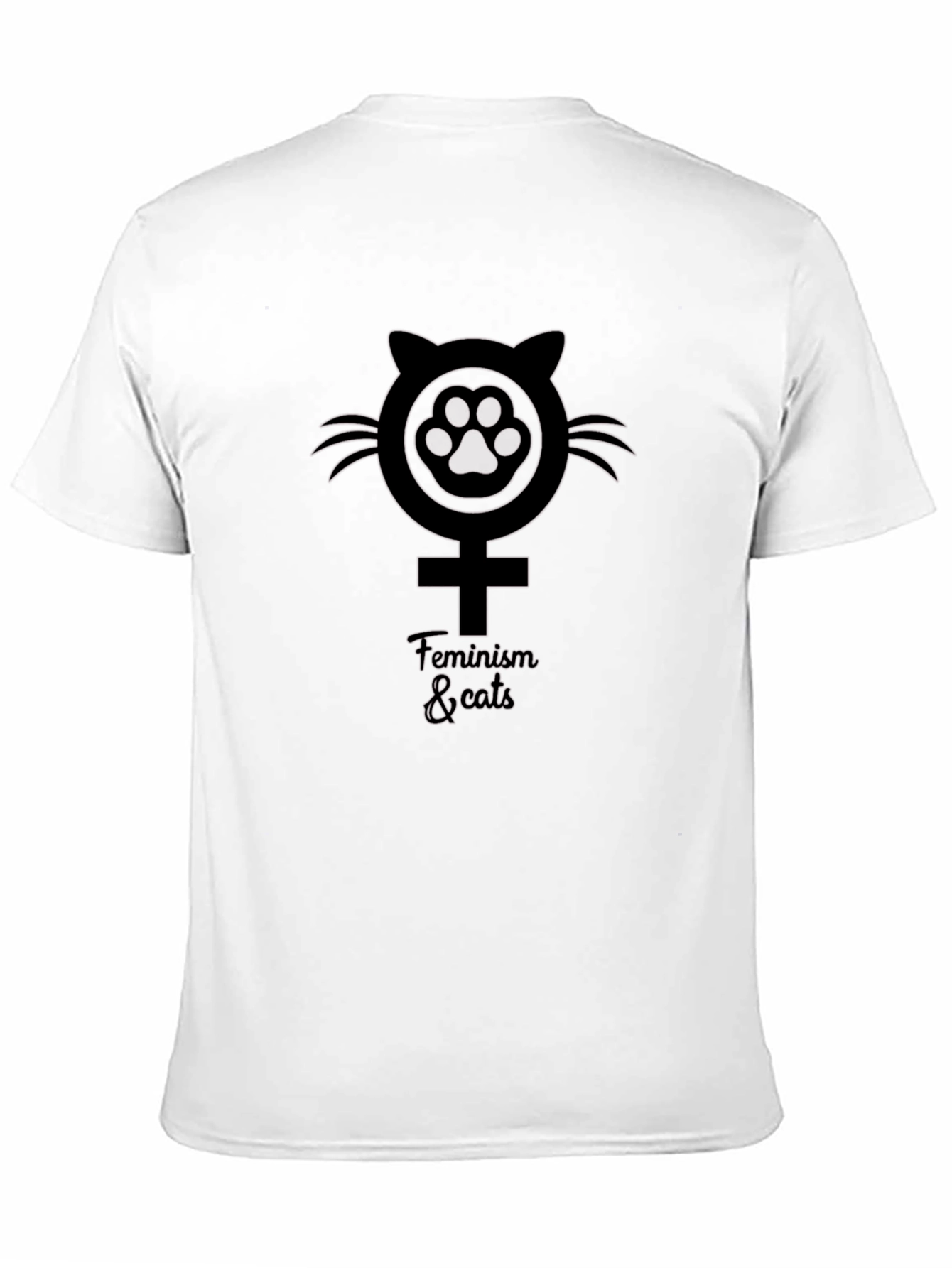 Feminism & Cats Graphic T-Shirt